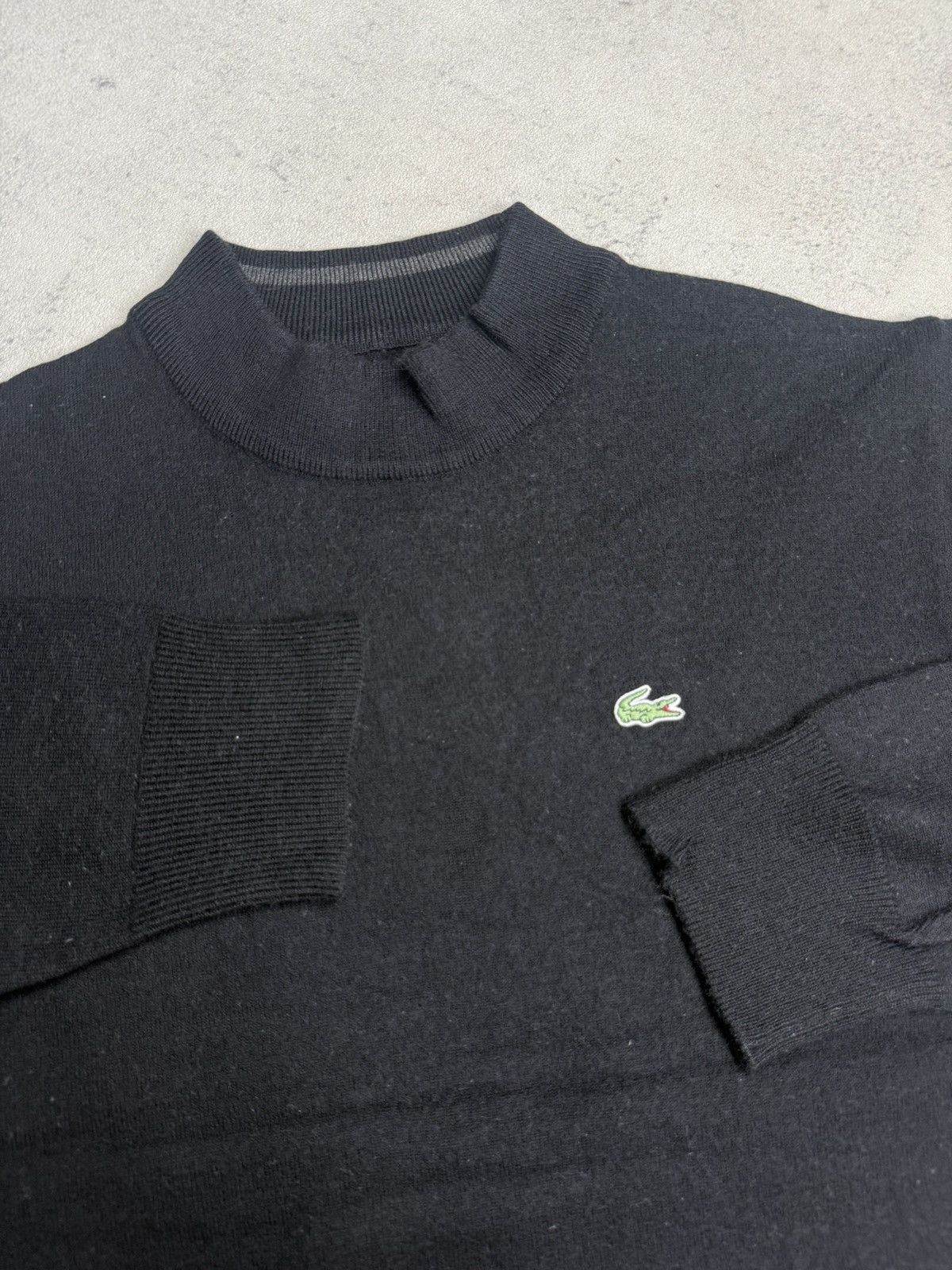 Lacoste Vintage Lacoste Wool Knit Sweater Cardigan Size US S / EU 44-46 / 1 - 2 Thumbnail