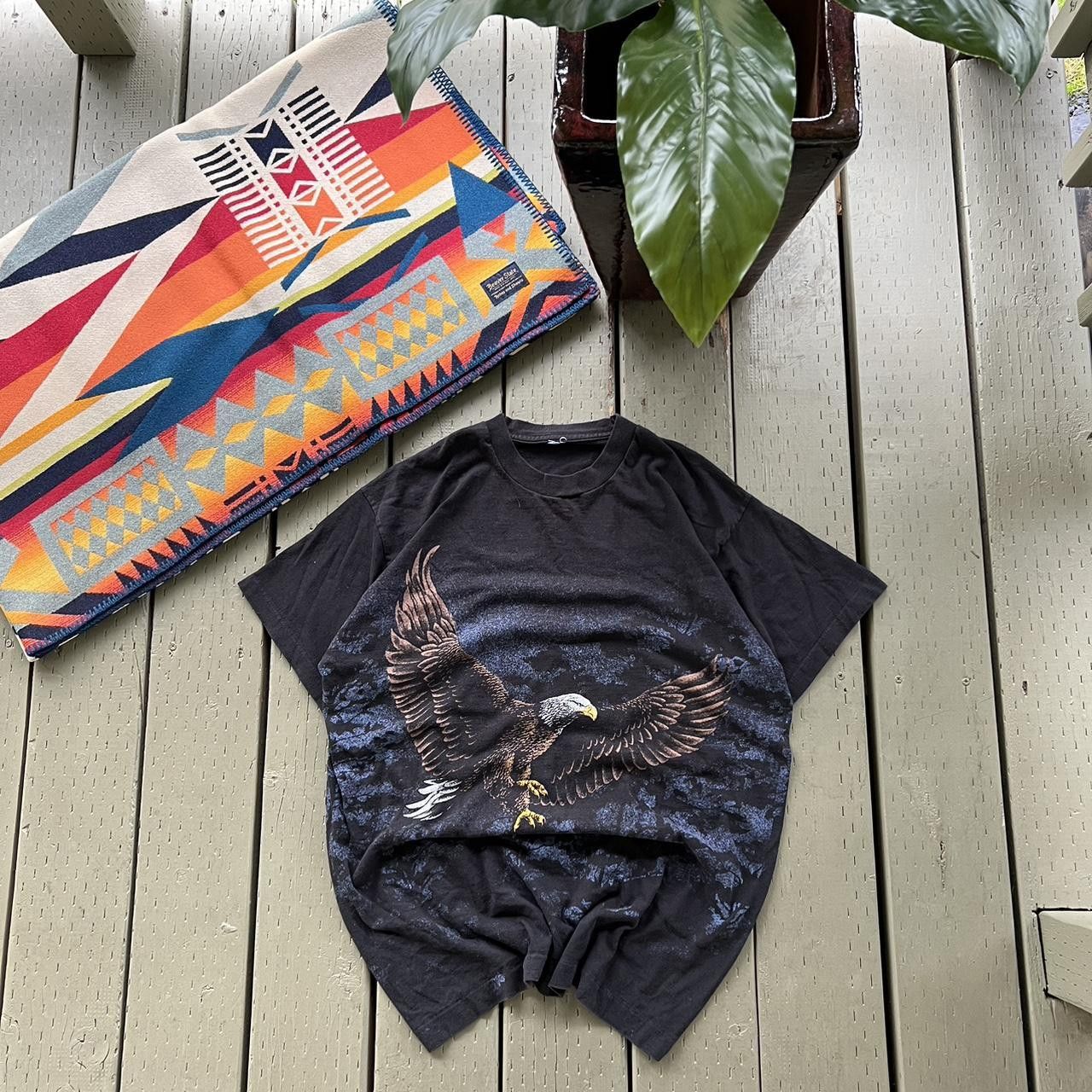 Vintage Vintage shirt Bald Eagle tee1990s Size US XL / EU 56 / 4 - 4 Thumbnail