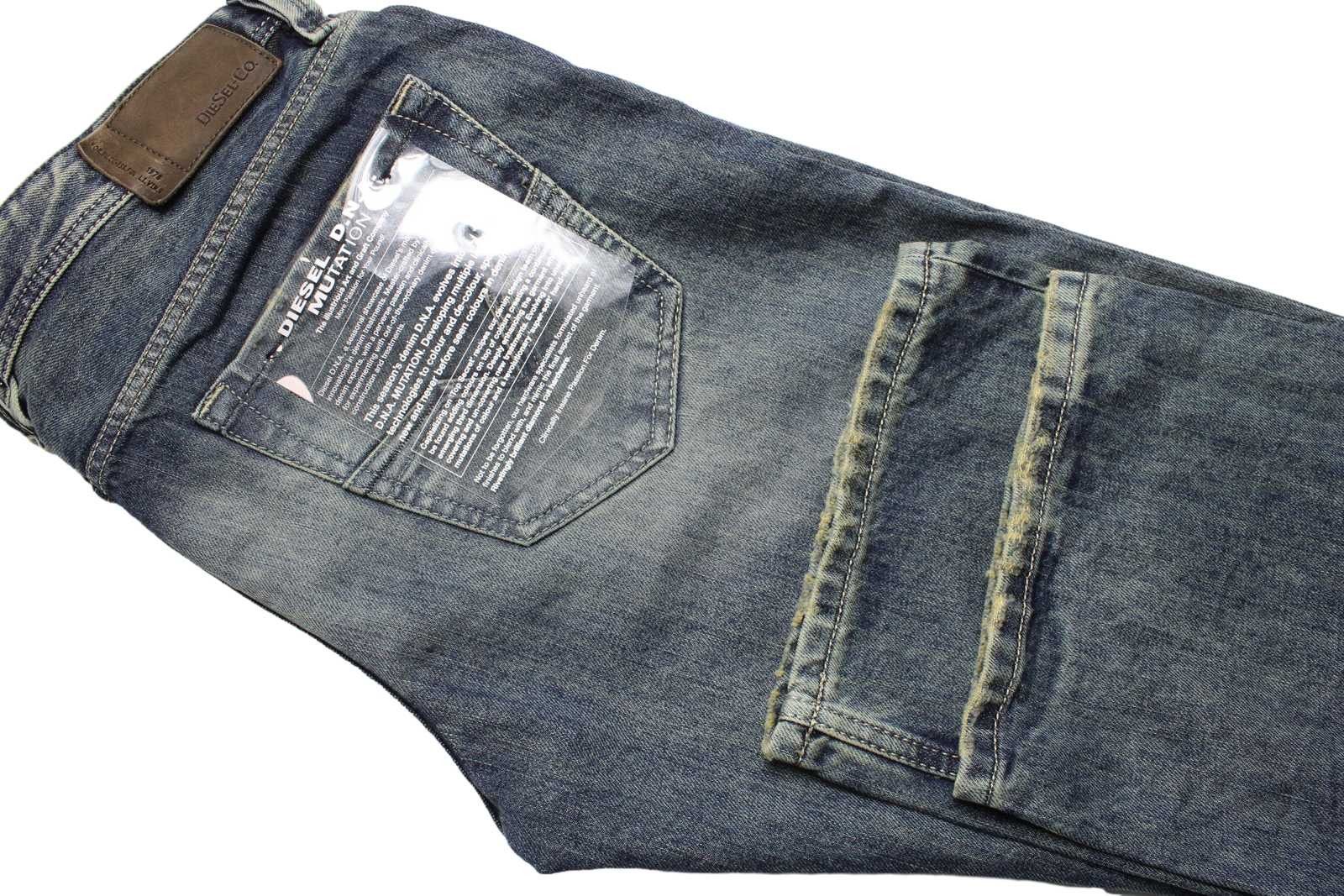 Diesel DIESEL D.N.A. Mutation Larkee Regular Jeans Men's W33/L32 Size US 33 - 5 Thumbnail