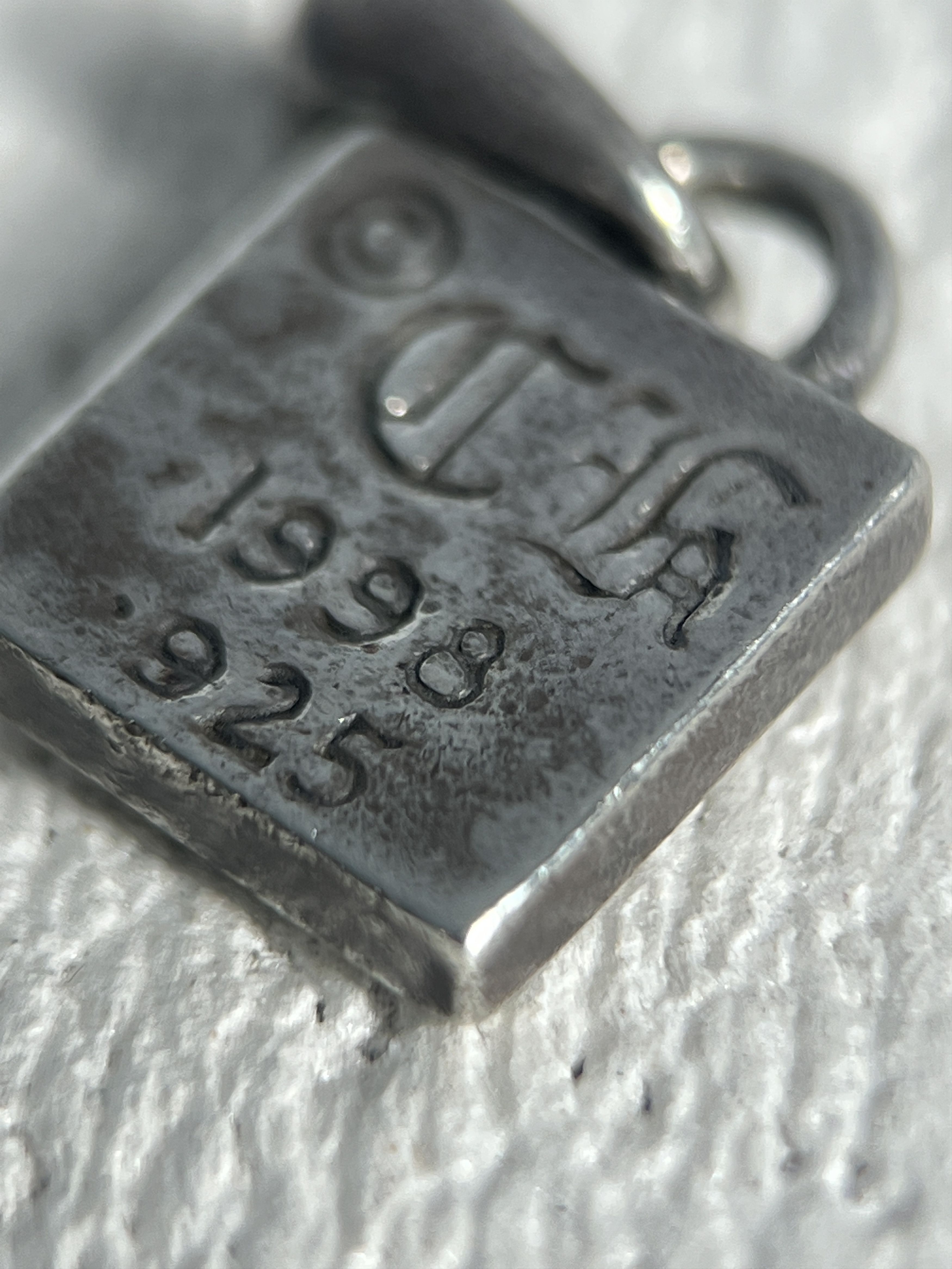 Chrome Hearts Chrome Hearts Fleur de Lis Square Pendant 925 Size ONE SIZE - 10 Thumbnail