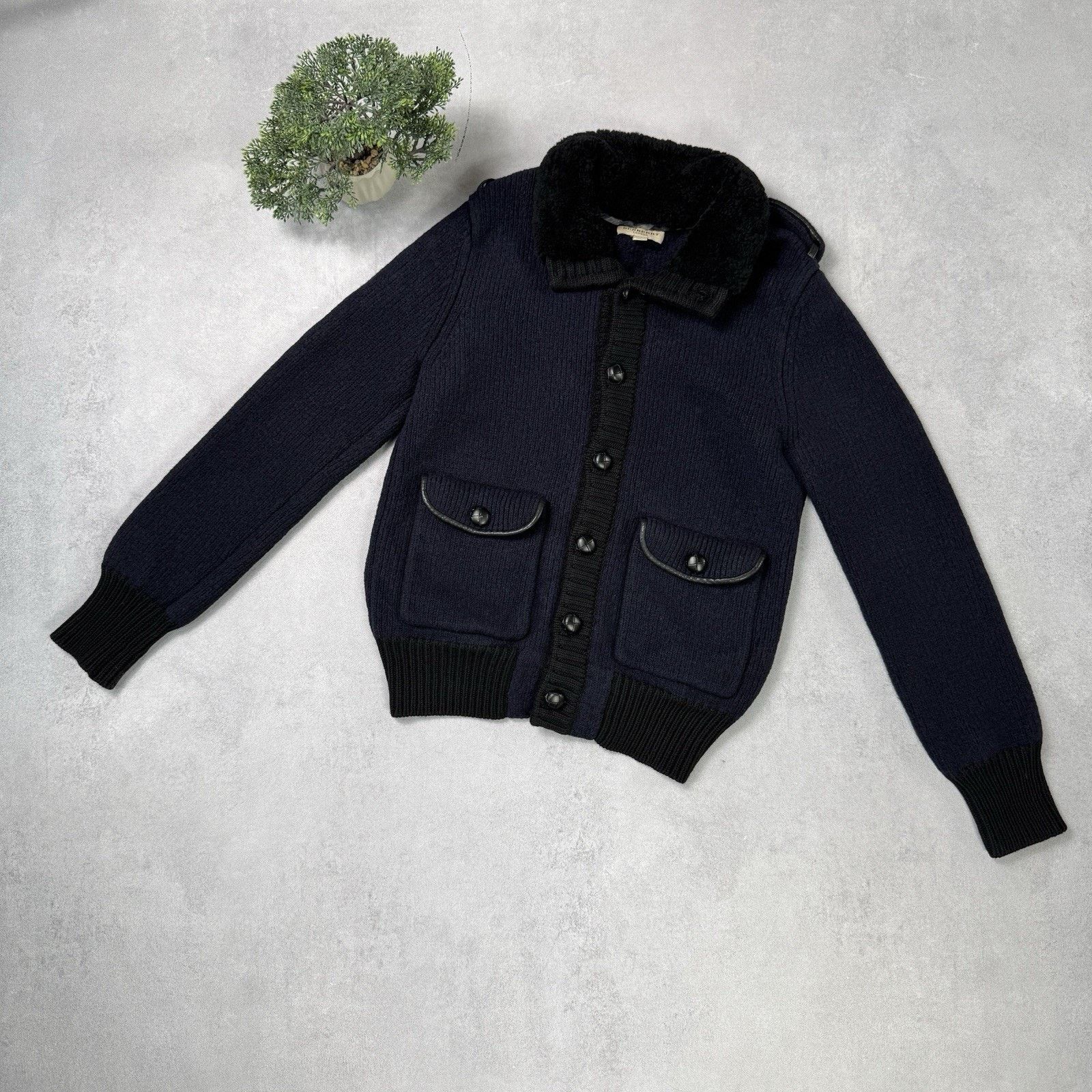 Burberry Burberry Men Wool Jacket Blue Size M Size US M / EU 48-50 / 2 - 1 Thumbnail
