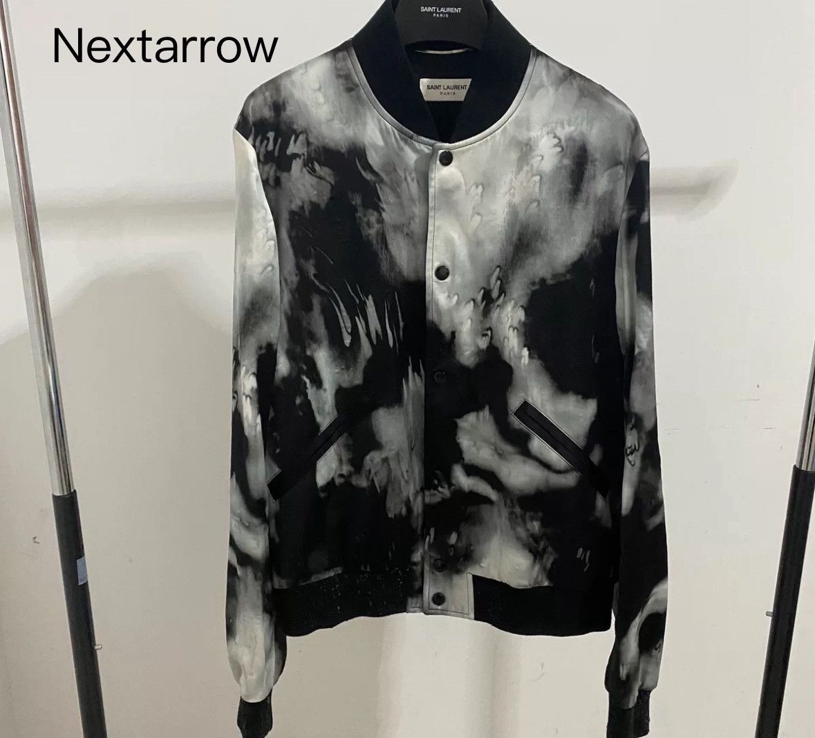 Saint Laurent Paris × Yves Saint Laurent Saint Laurent SLP18SS Inkjet Silk Jacket2412-Nextarrow Size US M / EU 48-50 / 2 - 1 Thumbnail