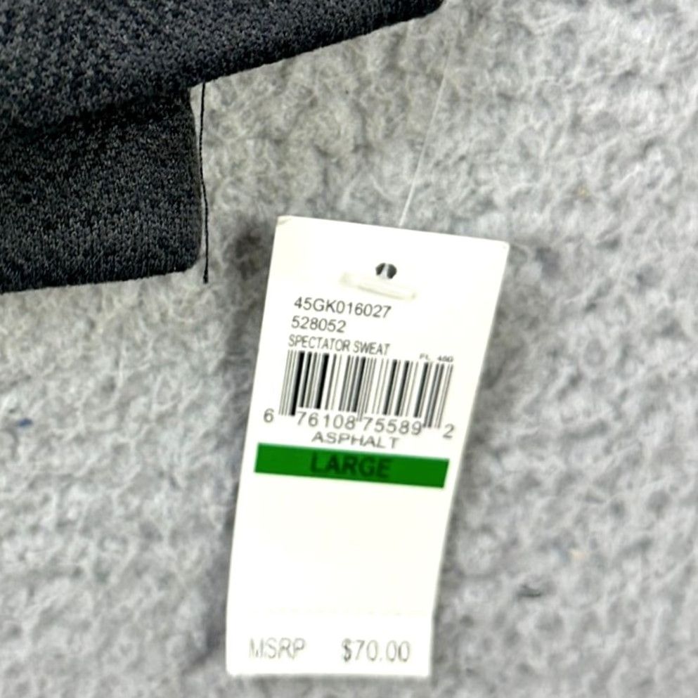 Izod VINTAGE Izod Sweatshirt Pullover Mens Large Black Spectator Snap Button Long Sleeve NEW Size US L / EU 52-54 / 3 - 2 Thumbnail