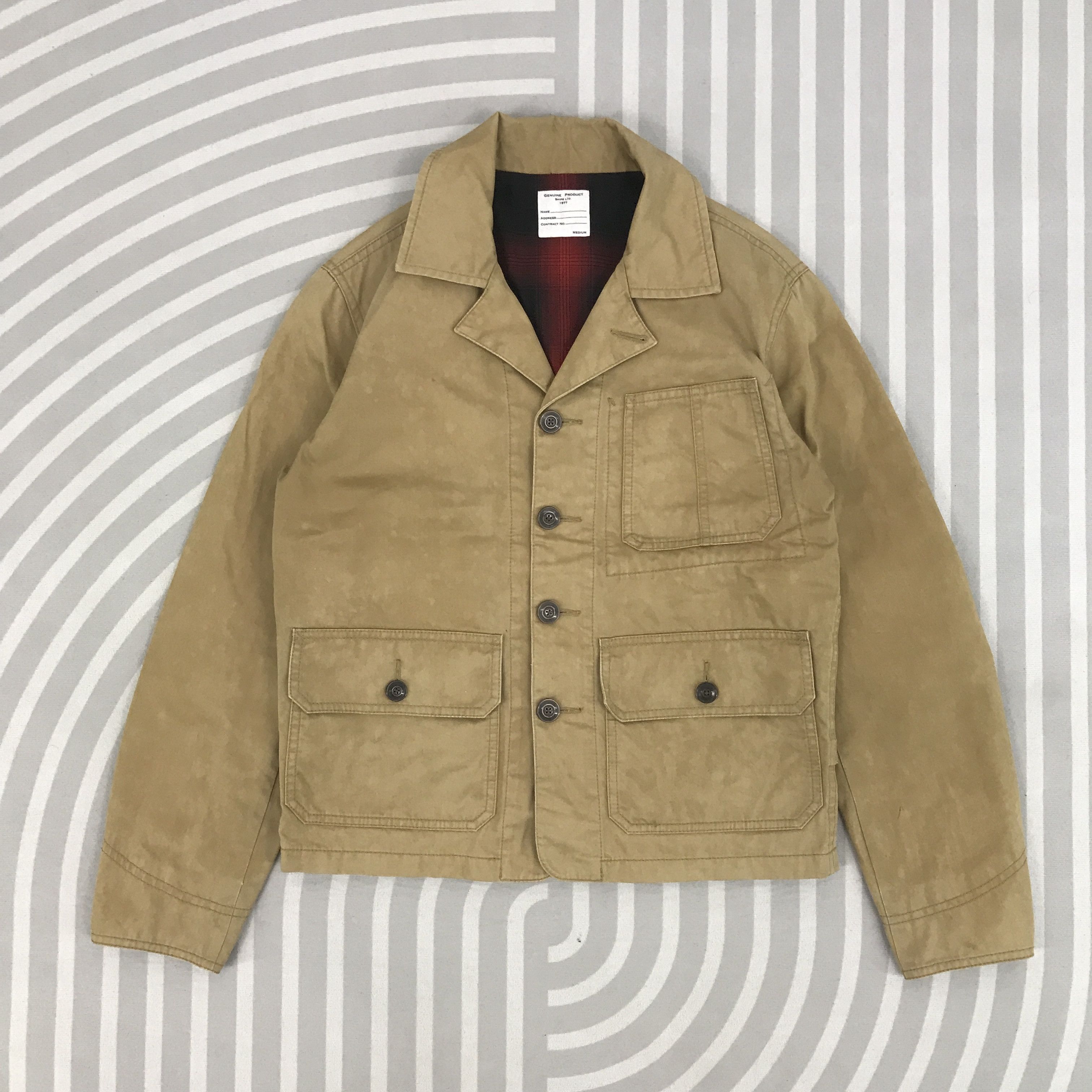 Japanese Brand × SHIPS × Vintage Vintage ships Japan style design Brown Button jacket Size US L / EU 52-54 / 3 - 1 Thumbnail