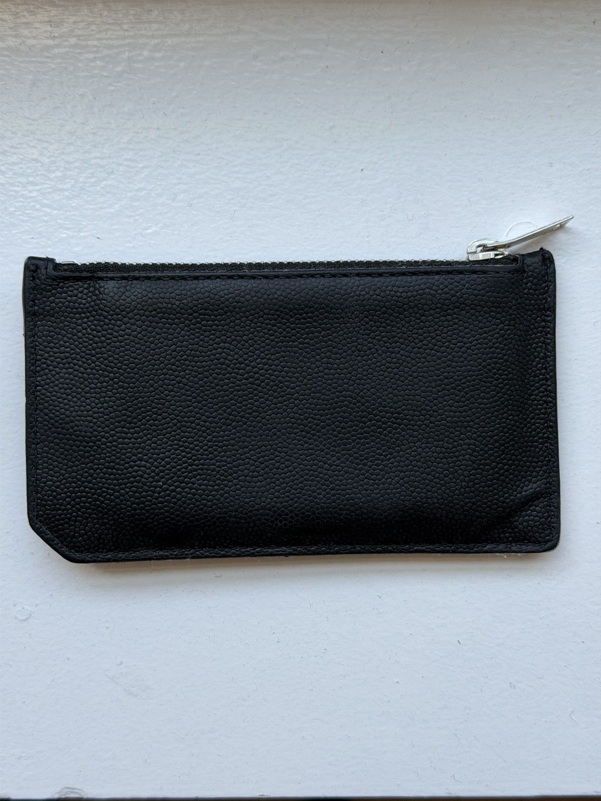 Saint Laurent Paris Saint Laurent Paris Fragment Zip Card Case - Black Size ONE SIZE - 2 Thumbnail