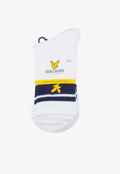 Lyle & Scott LYLE & SCOTT 3 PAIRS PREMIUM MID LENGTH SPORT SOCKS EU 40/46 Size ONE SIZE - 1 Thumbnail