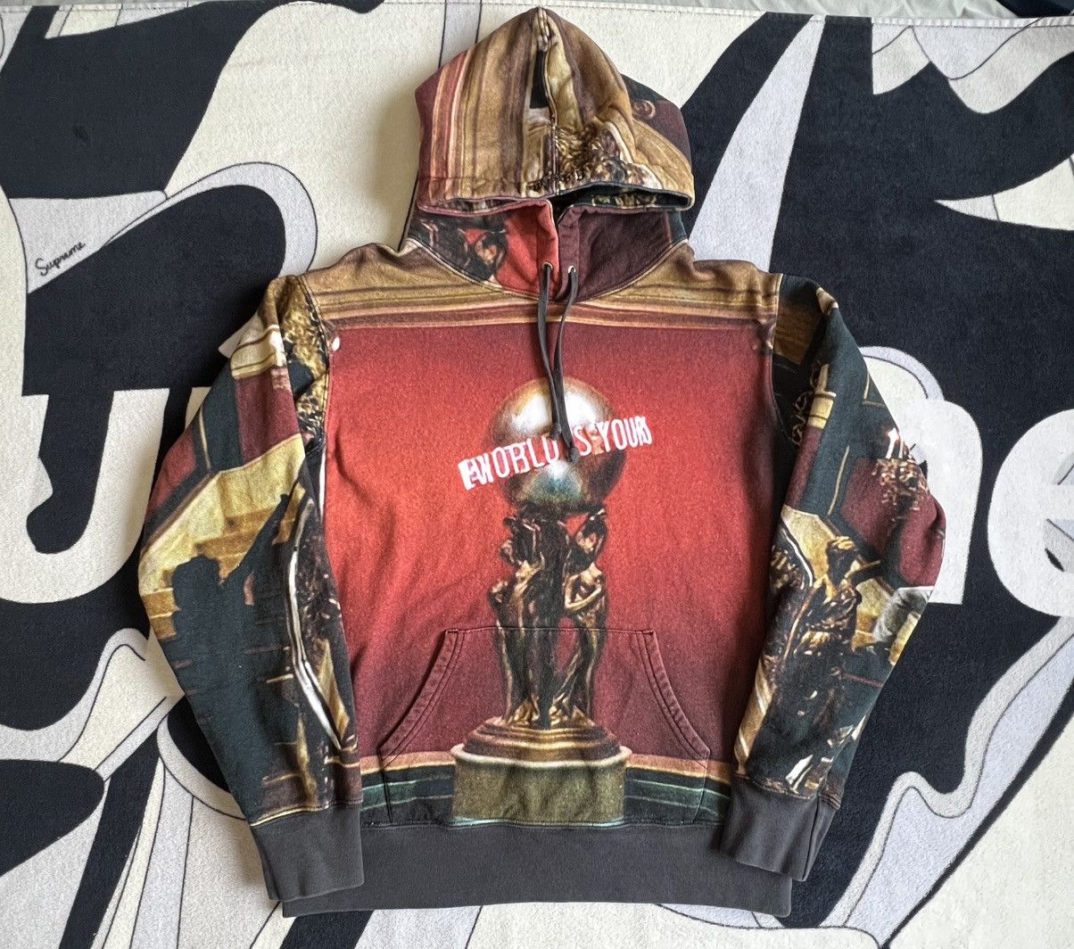 FW17 Supreme x Scarface World is Yours Hooded Sweatshirt