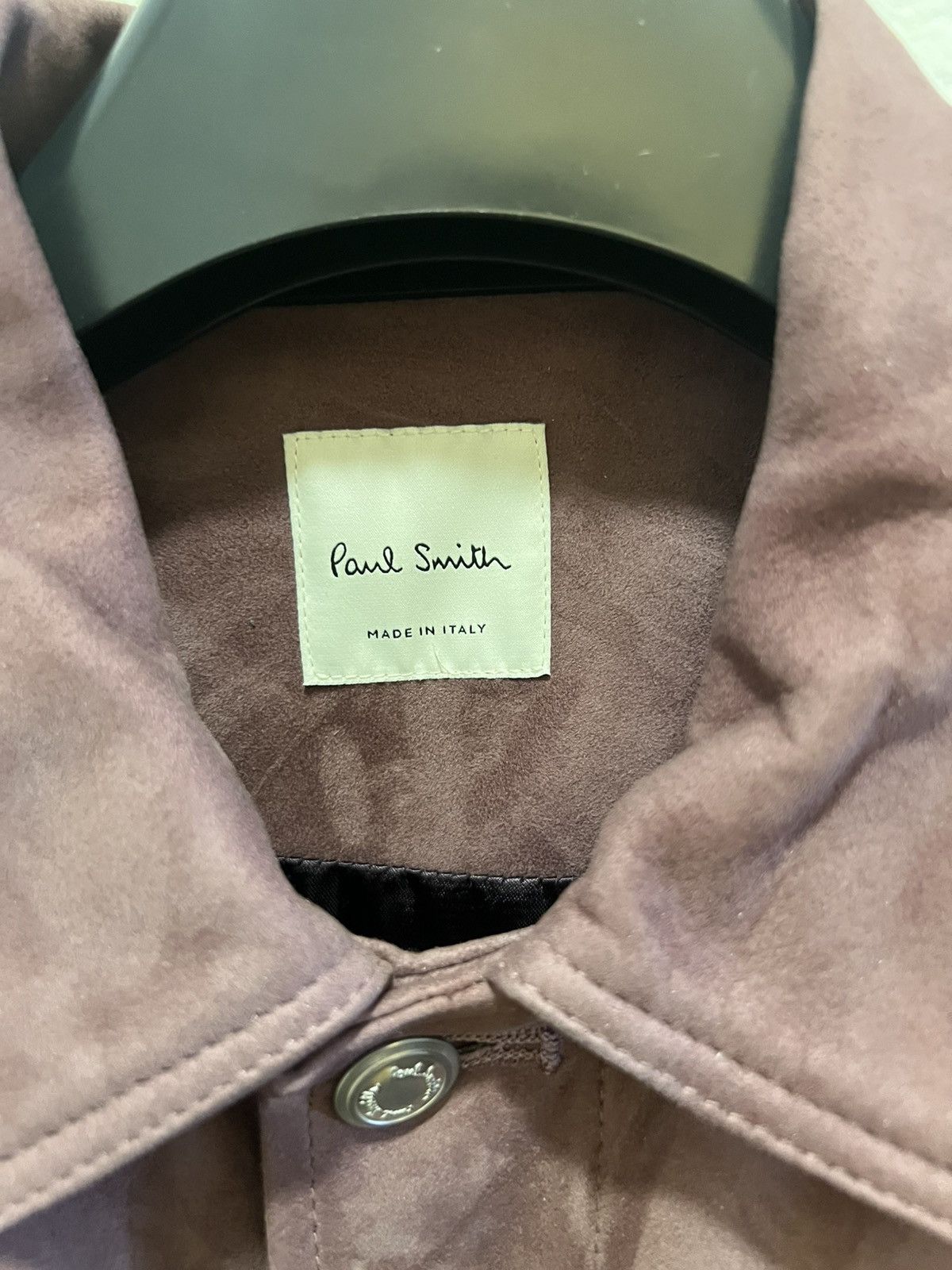 Paul Smith P.S. Purple Suede Trucker Jacket Size US S / EU 44-46 / 1 - 3 Thumbnail