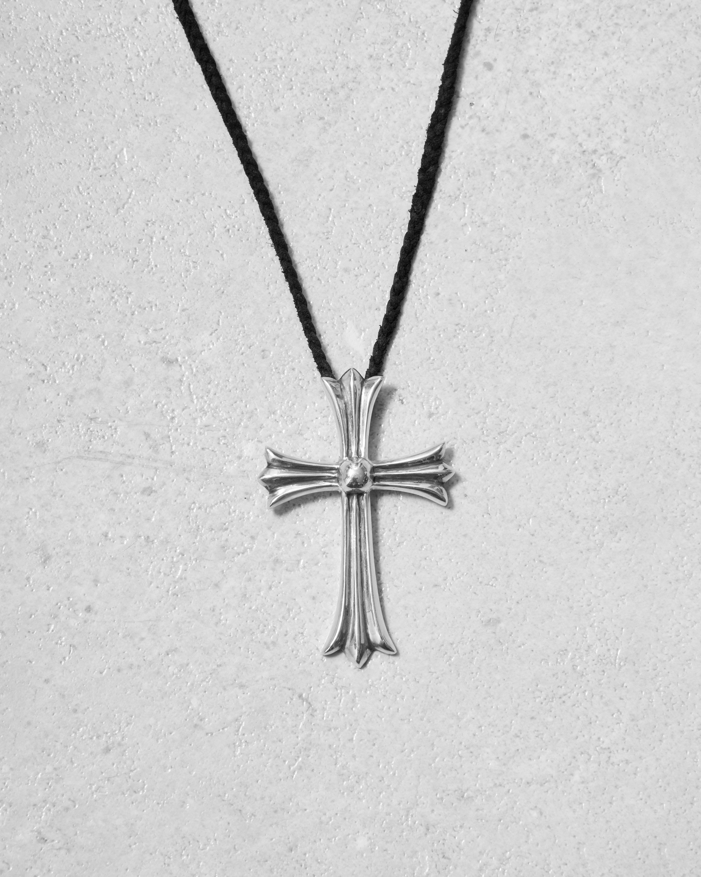Chrome Hearts CHROME HEARTS Cross Large Pendant Top Leather Blade Boro Tip Size ONE SIZE - 3 Thumbnail