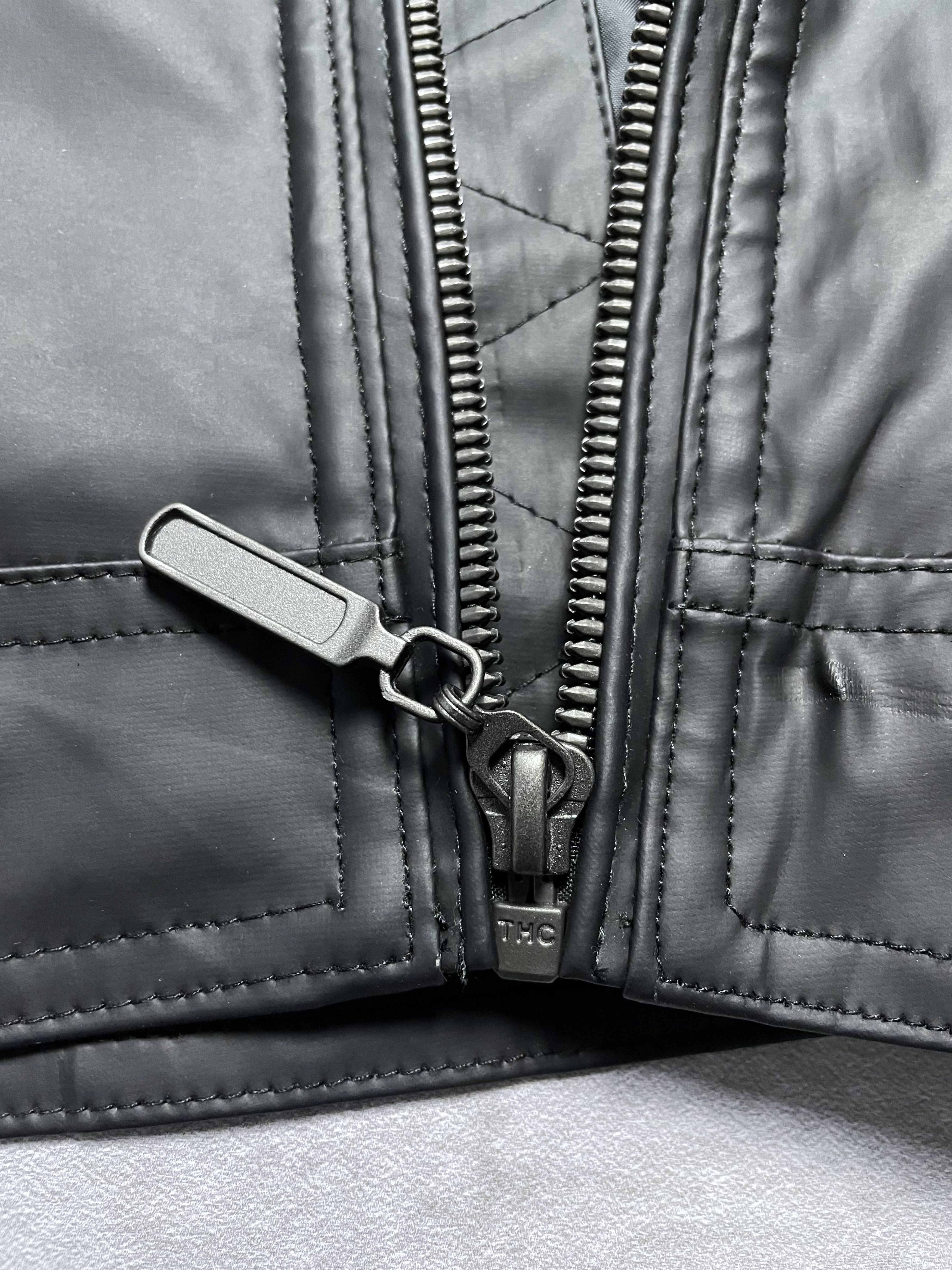14th Addiction Unknown - Monochrome Leather Jacket Tokyo Biker Style Size US M / EU 48-50 / 2 - 8 Thumbnail