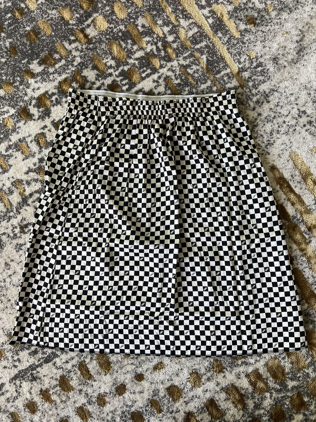 Japanese Brand × Takahiromiyashita The Soloist. Number (N)ine Checkered Silk white black skirt boxer pants Size 32" / US 10 / IT 46 - 7 Thumbnail