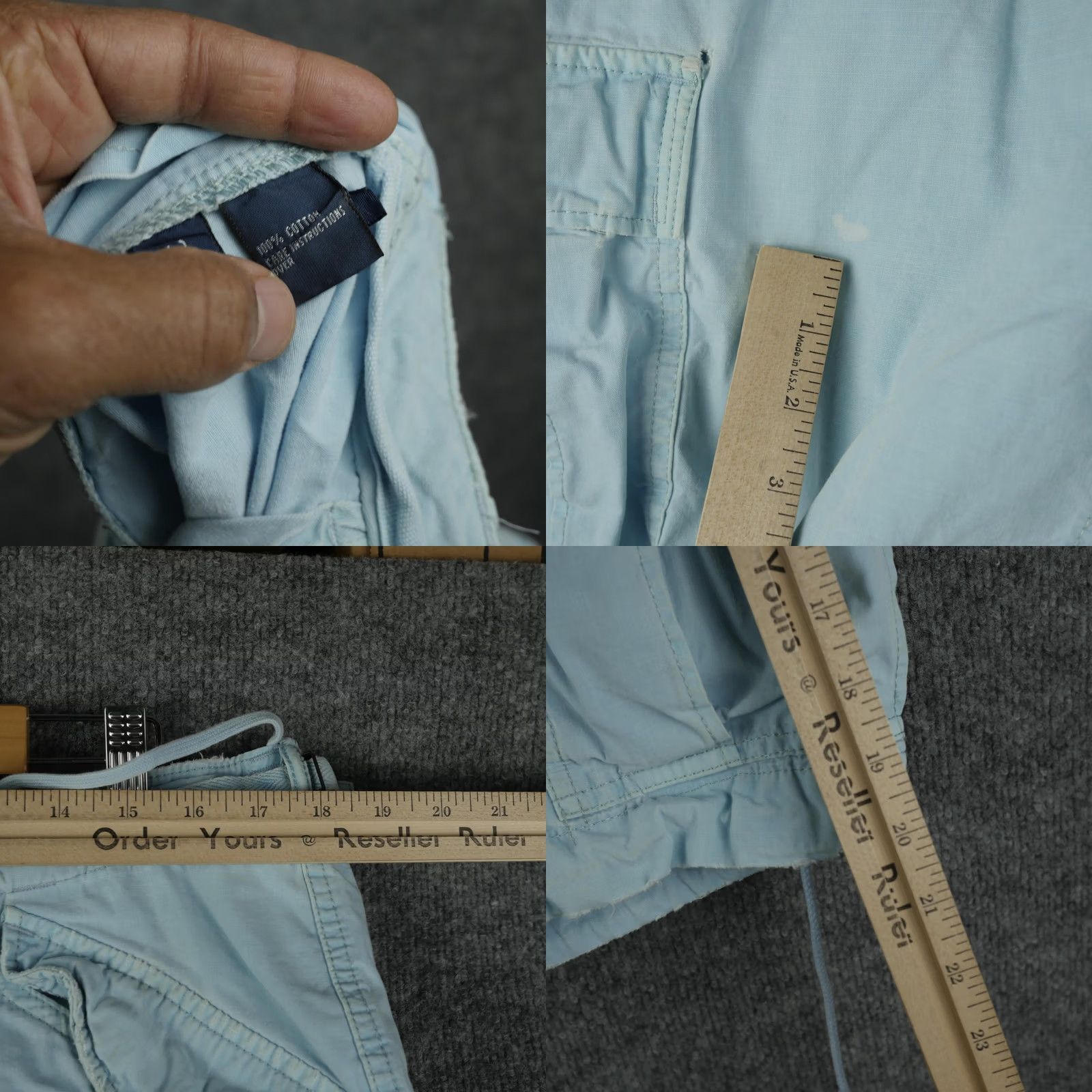 Polo Ralph Lauren Ralph Lauren Cargo Shorts Mens 34 Blue Surplus Distressed Utility Paratrooper Size US 34 / EU 50 - 9 Thumbnail