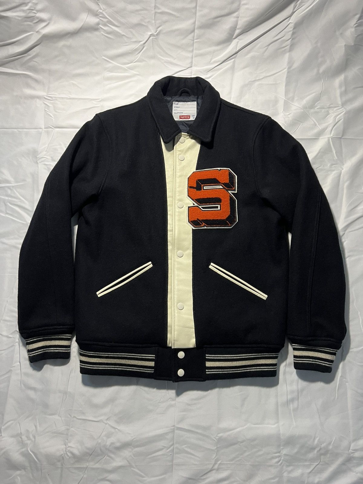 Supreme Captain Varsity Jacket | Grailed