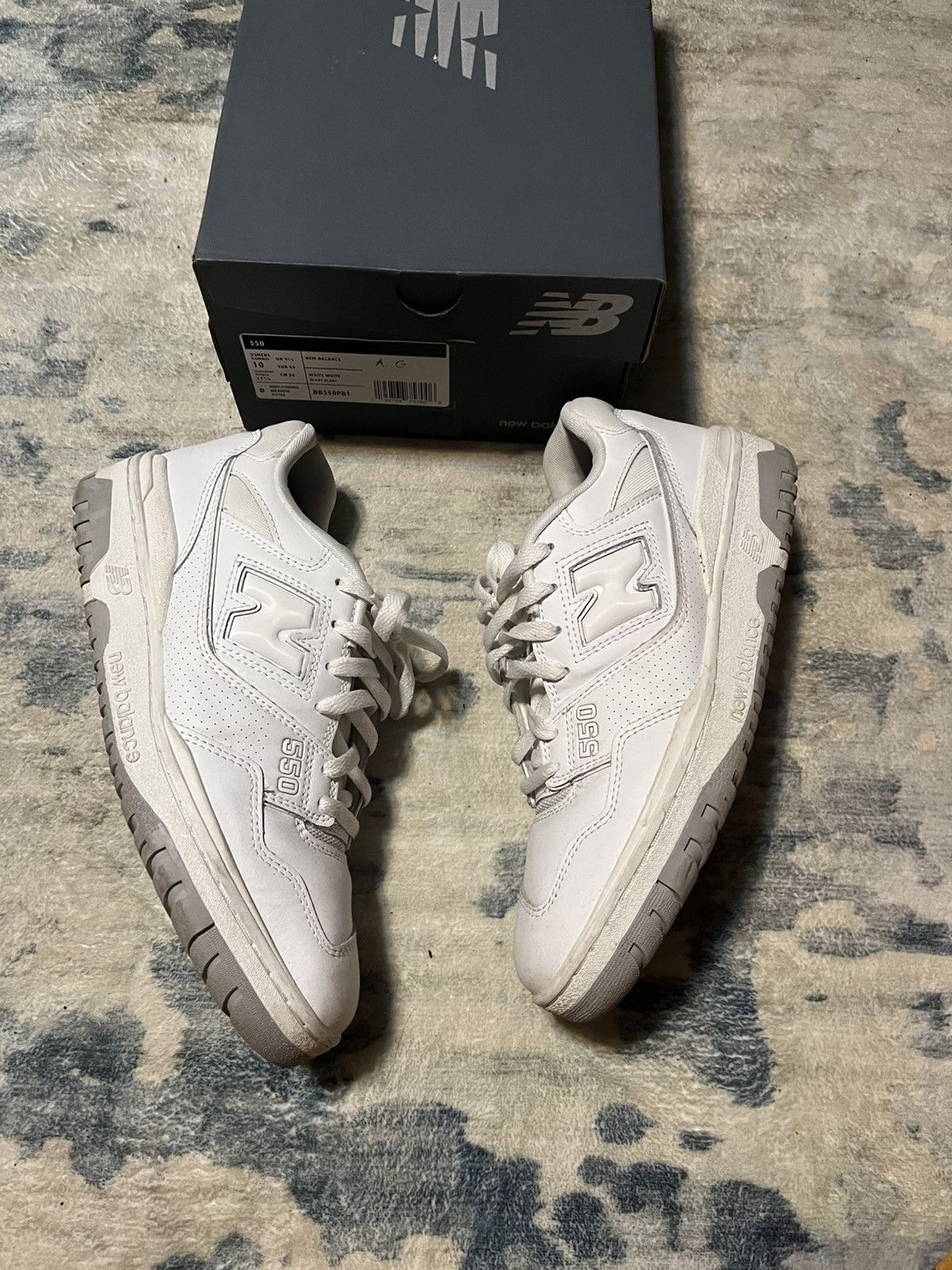 New Balance New Balance 550 Grey Size US 10 / EU 43 - 2 Thumbnail