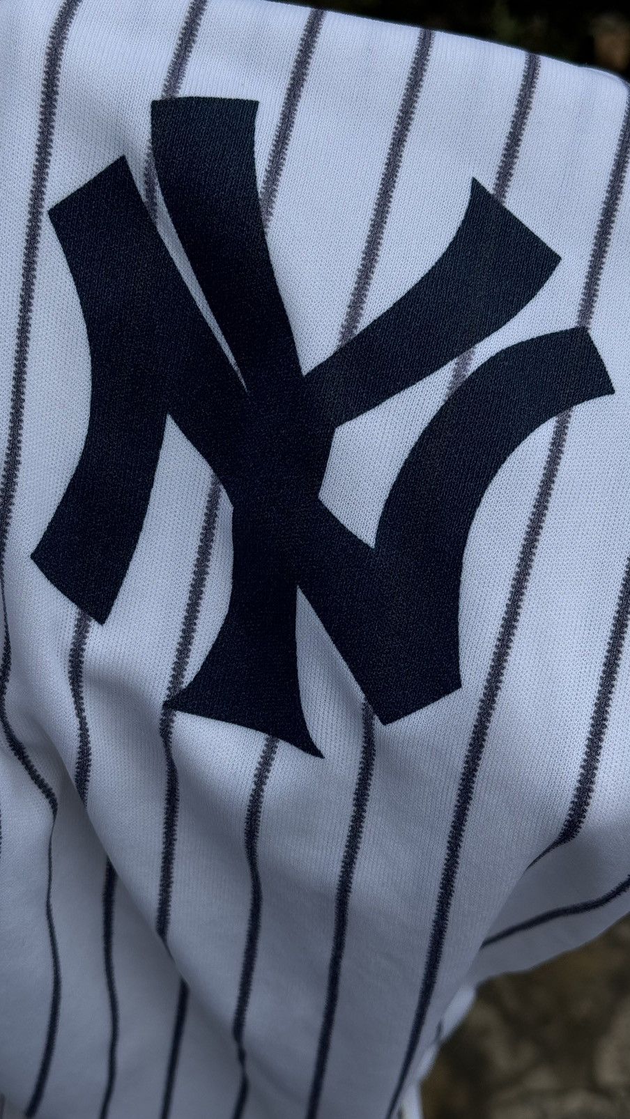 MLB × New York Yankees × Vintage 1980’s Rawlings vintage New York Yankees MLB striped jersey Size US L / EU 52-54 / 3 - 8 Thumbnail
