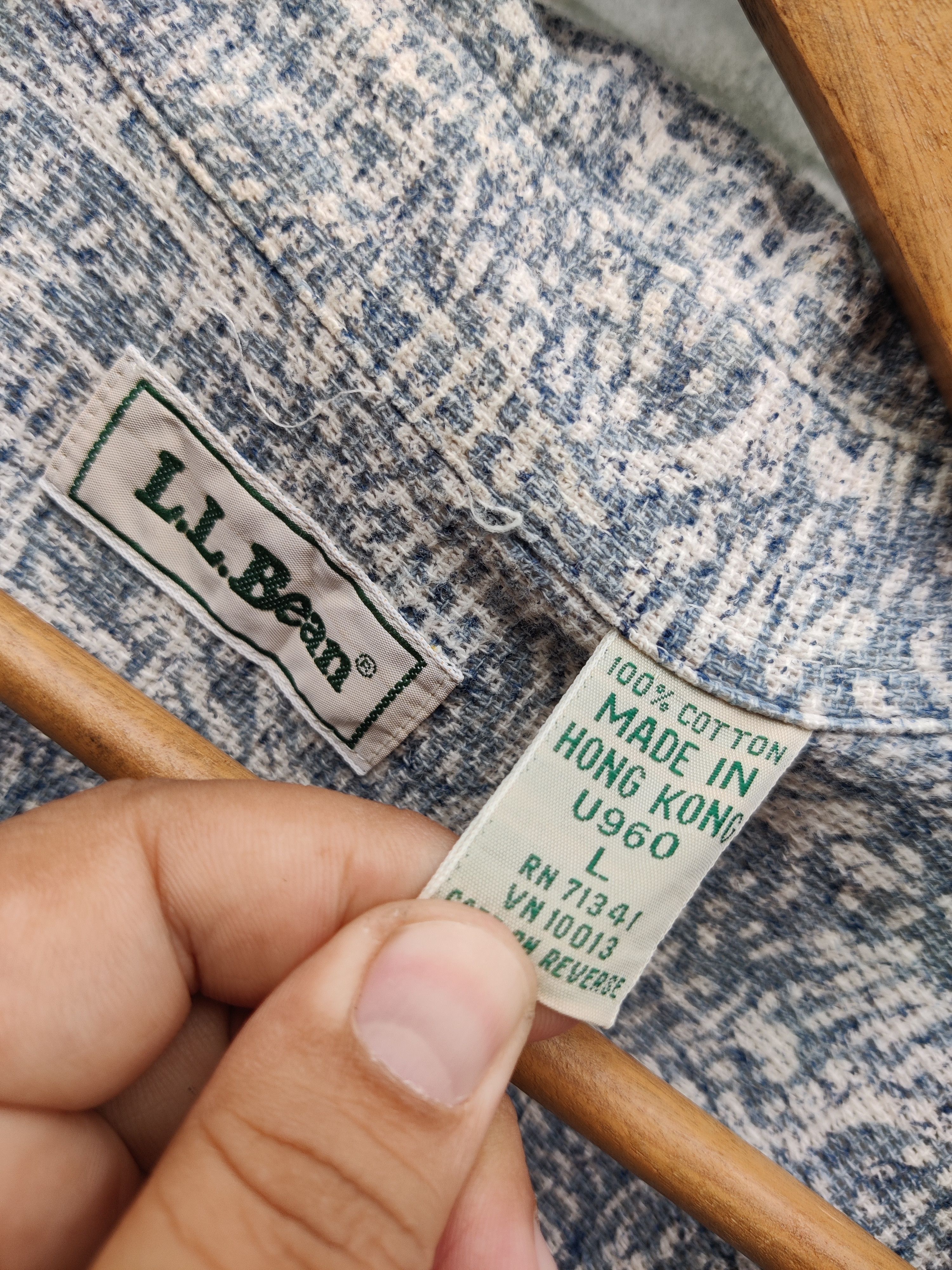 L.L. Bean Vintage L.L Bean Unique Shirt Size US L / EU 52-54 / 3 - 7 Thumbnail