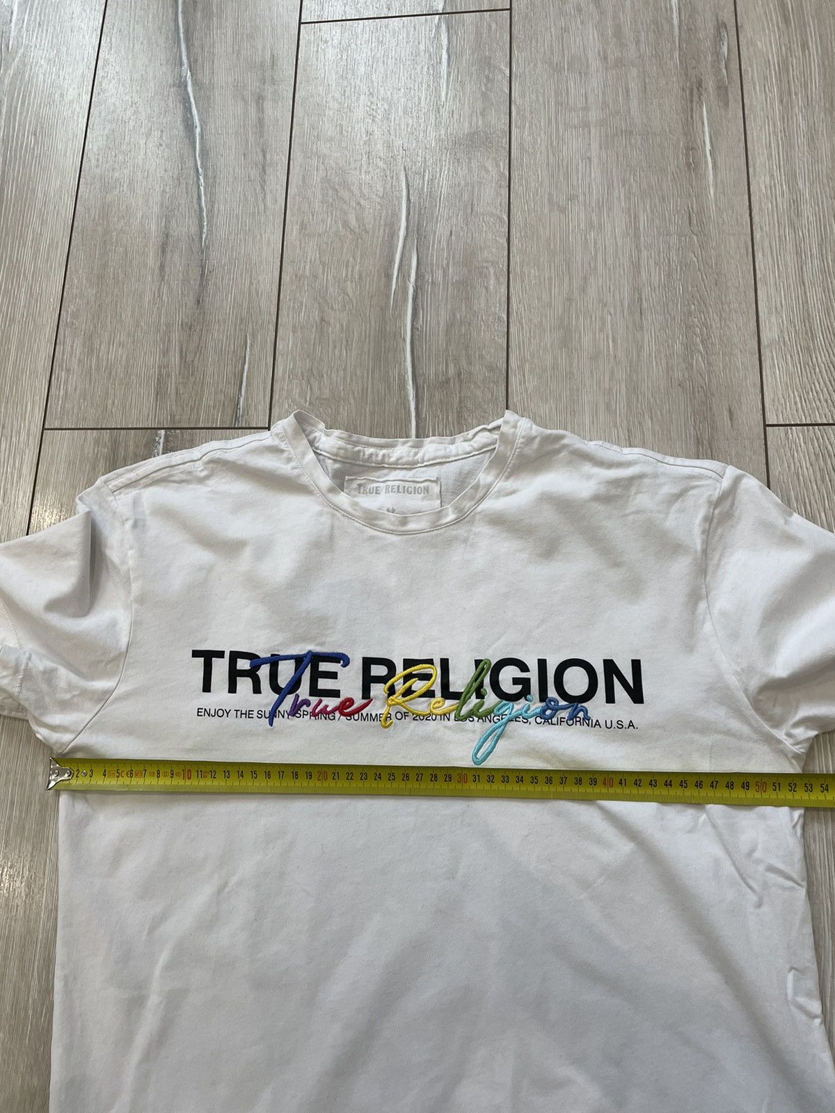 True Religion True Religion T-Shirt Big Logo white Size US M / EU 48-50 / 2 - 14 Thumbnail