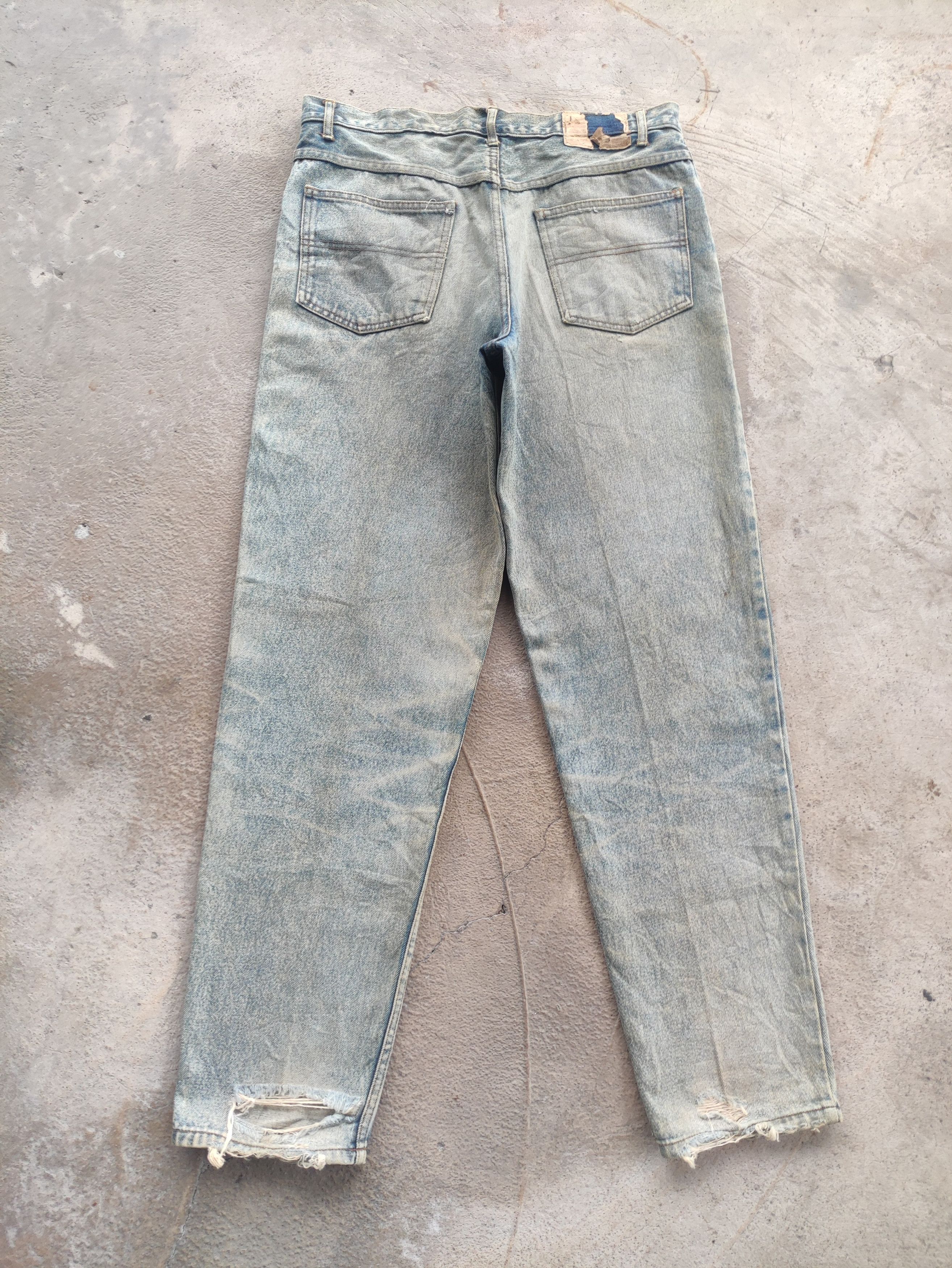 Japanese Brand Vintage Japanese Jean Rusty Distressed Faded Denim Size US 34 / EU 50 - 7 Thumbnail