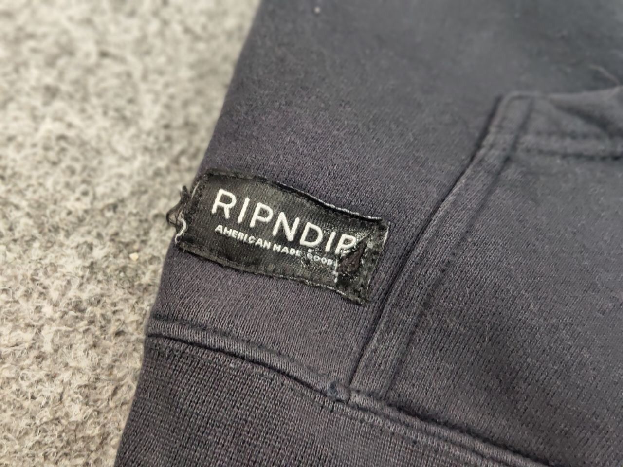 RIPNDIP Ripndip Horde and state USA flag logo Faded Black Hoodie Size US S / EU 44-46 / 1 - 20 Thumbnail