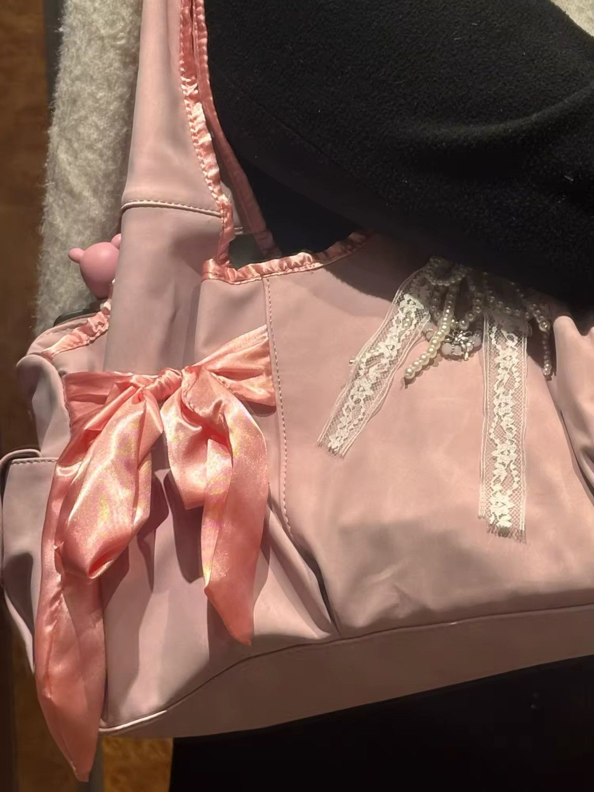 Other Capacity Cute Large Shoulder Shopper Vintage Hand Bag Size ONE SIZE - 5 Thumbnail