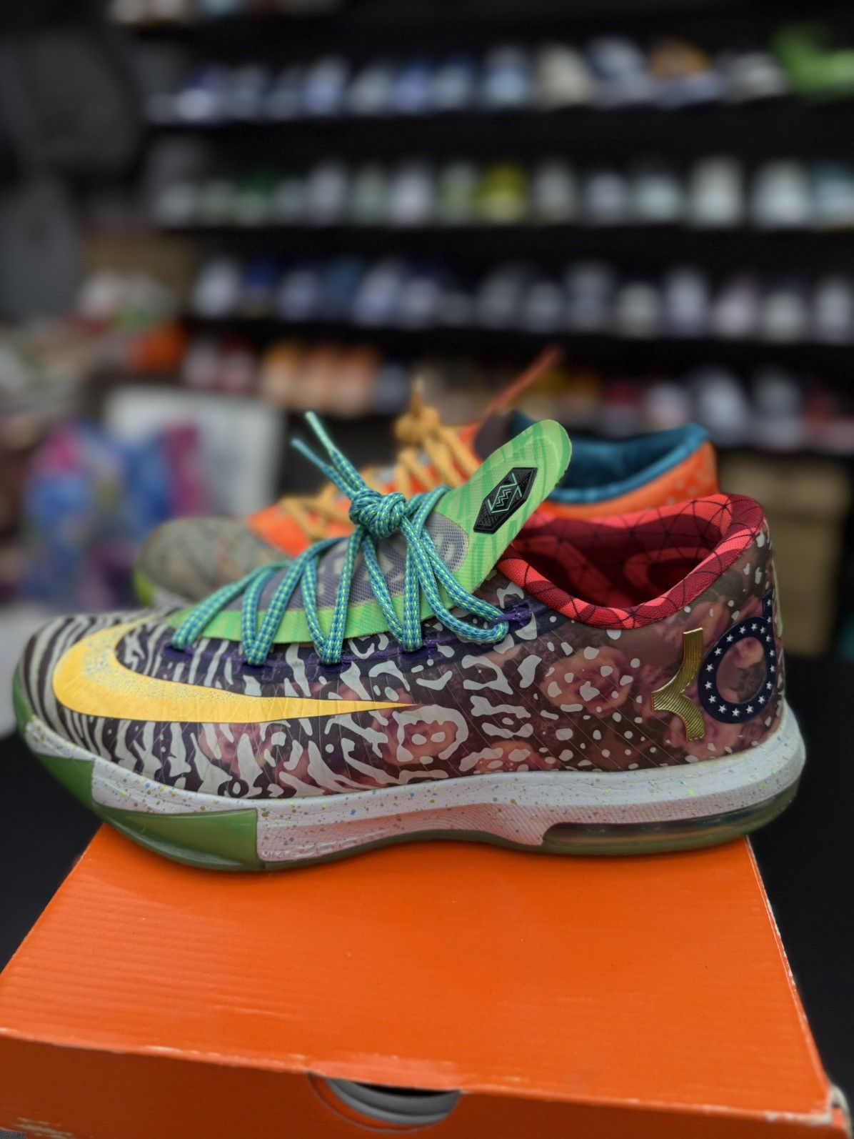 Nike Nike KD 6 “What The” 2013 (669809-500) Size 11 RARE Size US 11 / EU 44 - 8 Thumbnail