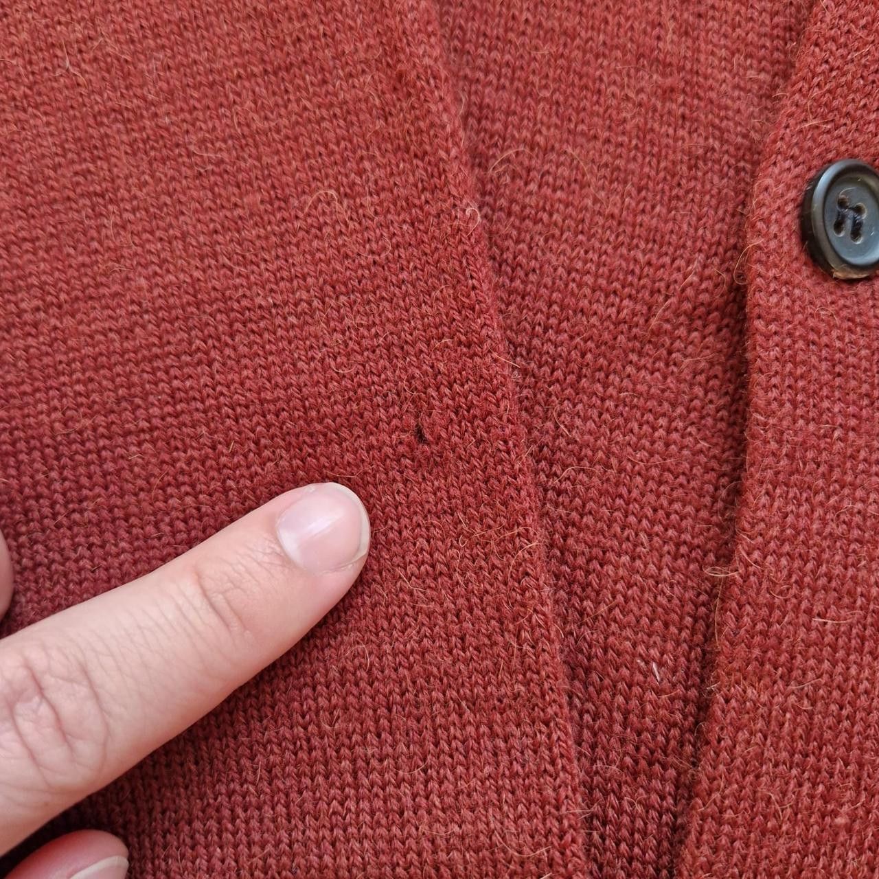 Y's for Men Mens vintage Y's by yohji yamamoto red wool cardigan Size US M / EU 48-50 / 2 - 5 Thumbnail