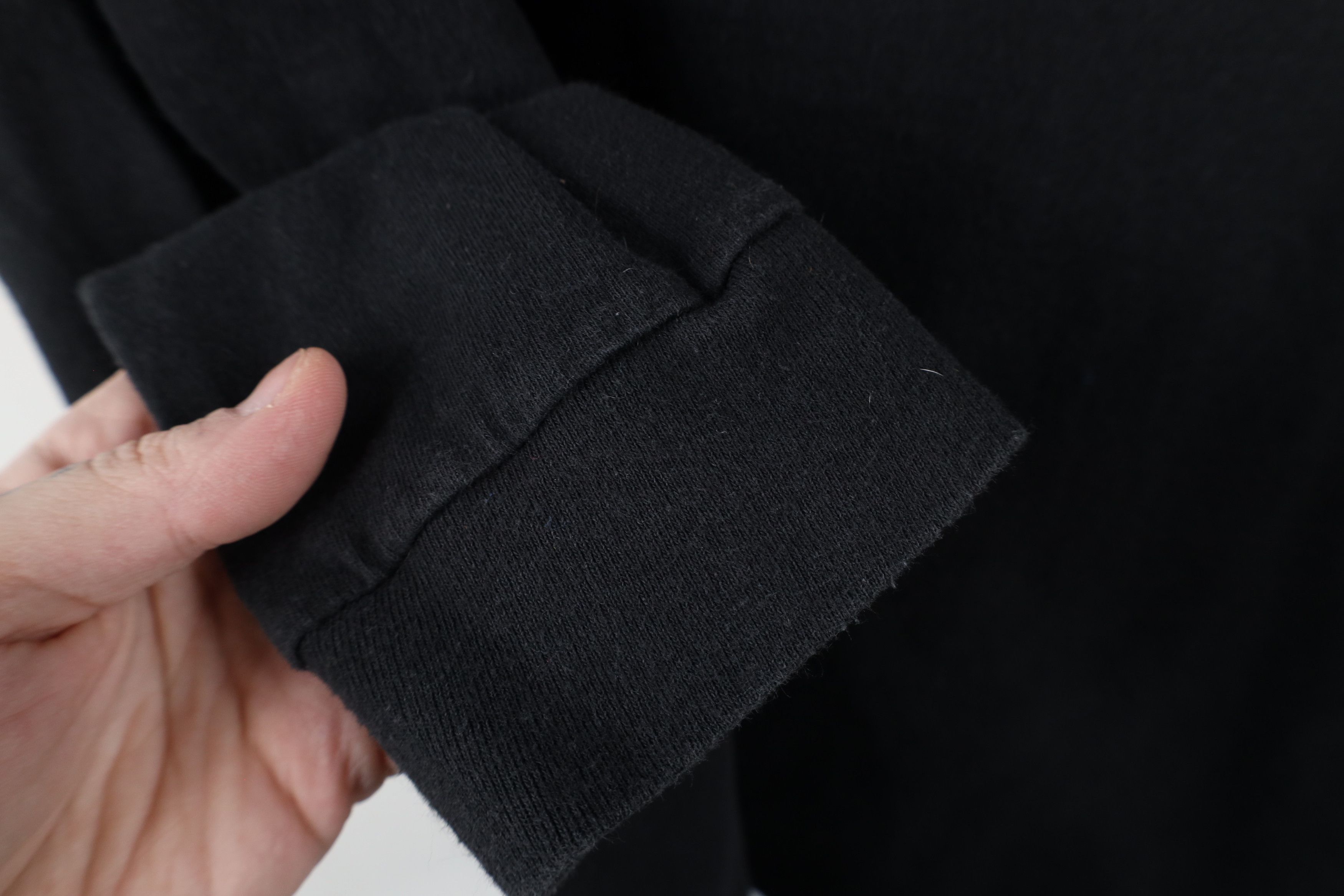 Vintage Vintage 90s Streetwear Long Sleeve T-Shirt Black Cotton Size US XL / EU 56 / 4 - 7 Thumbnail