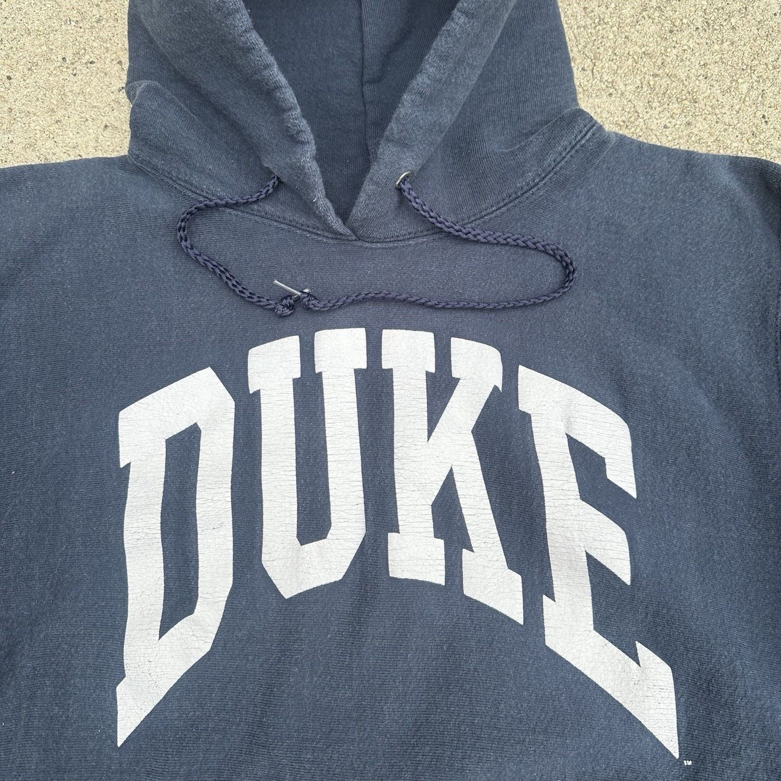 NCAA × Vintage Vintage 90s University Of Duke Blue Devils Pro Weave Hoodie Size US M / EU 48-50 / 2 - 2 Thumbnail