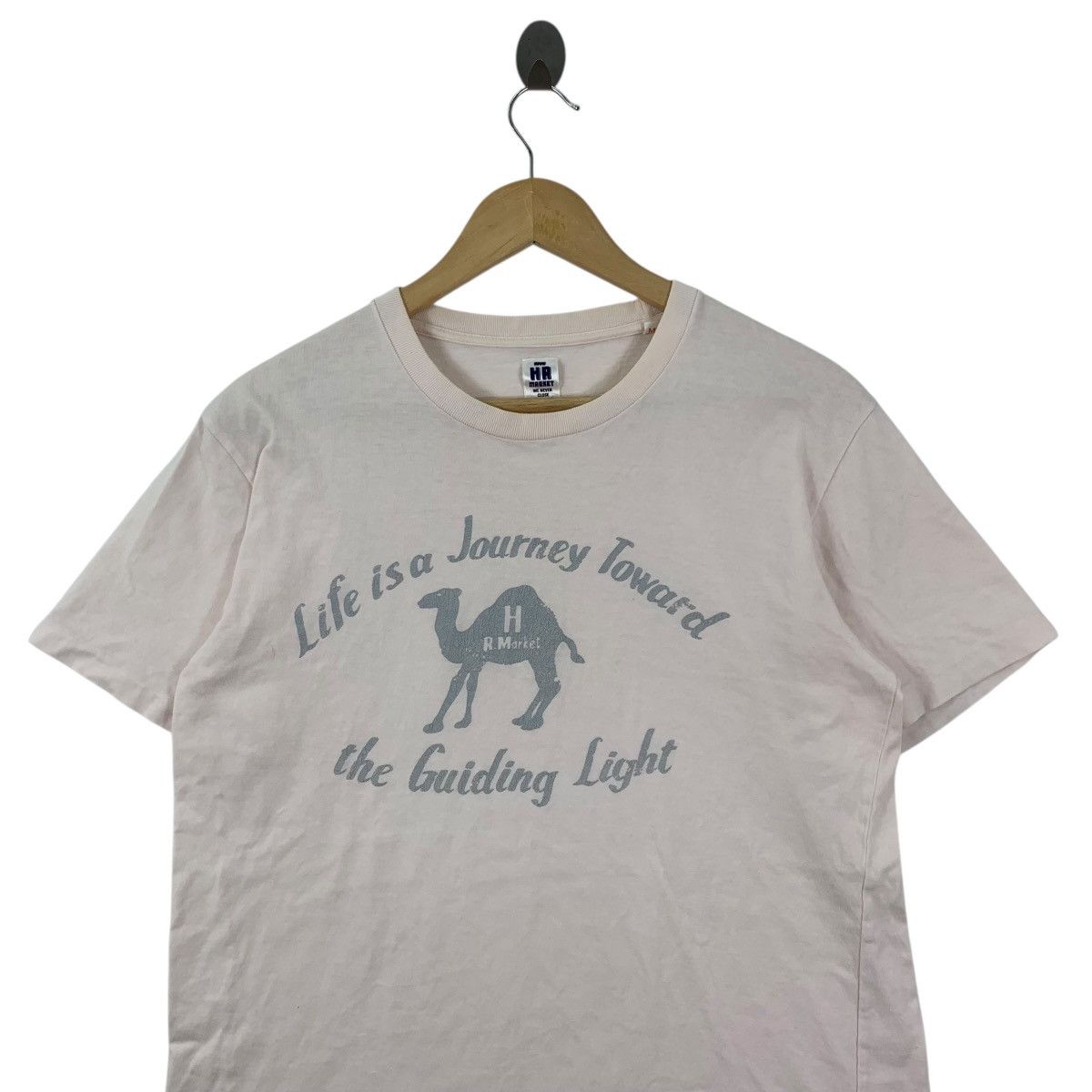 Japanese Brand HR MARKET Hollywood Ranch Japanese Brand Camel Tshirt Size US M / EU 48-50 / 2 - 2 Thumbnail