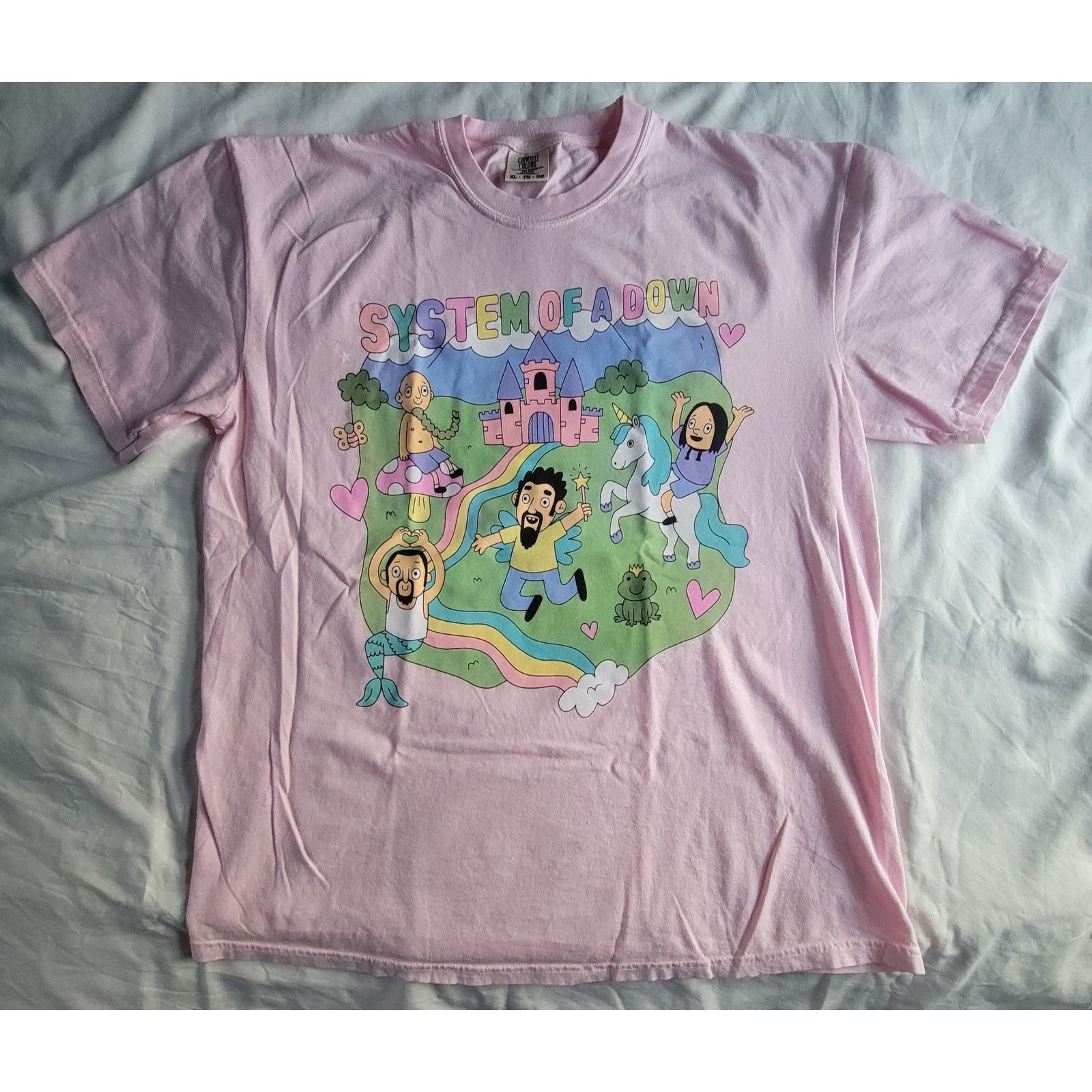 Comfort Colors System Of A Down Sick New World Torpedo Comics T-Shirt Size US XL / EU 56 / 4 - 1 Thumbnail
