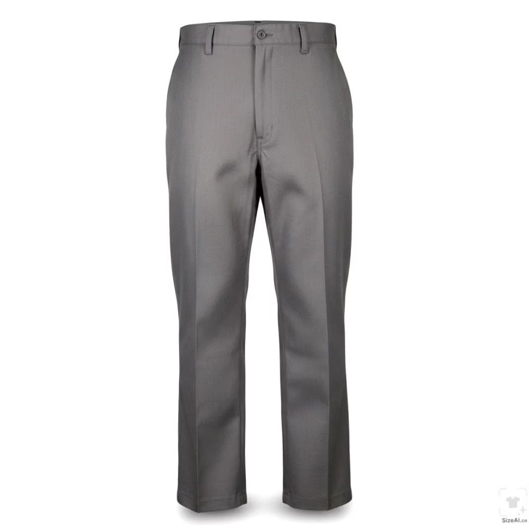 Dickies Dickies Pants Boys XL Chino Twill Gray 40x30 Regular Zip Front Pockets Logo Vintage No Mens Boys 40in 30in Size US 36 / EU 52 - 2 Thumbnail