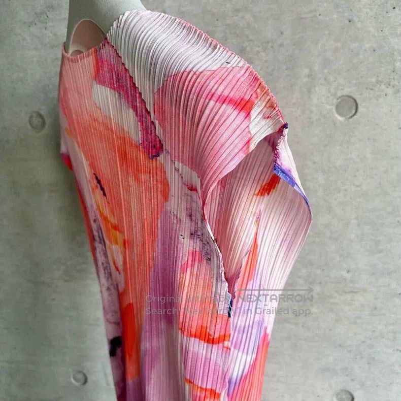 Issey Miyake Issey Miyake Color-block Dress Size M / US 6-8 / IT 42-44 - 4 Thumbnail
