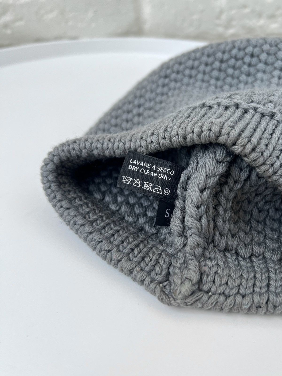 Gucci Gucci GG Logo Gray Wool Knit Beanie Hat S Size Size ONE SIZE - 5 Thumbnail