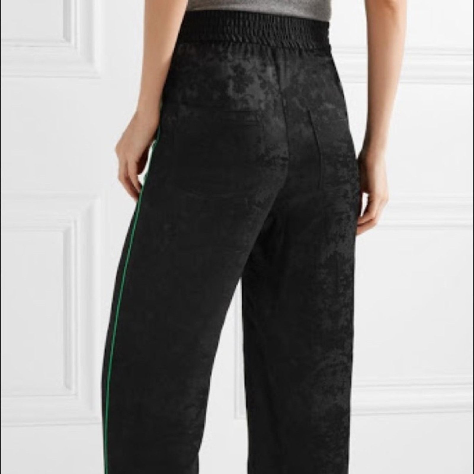 Maje Pasito Black Pants floral pants size 2 NWT