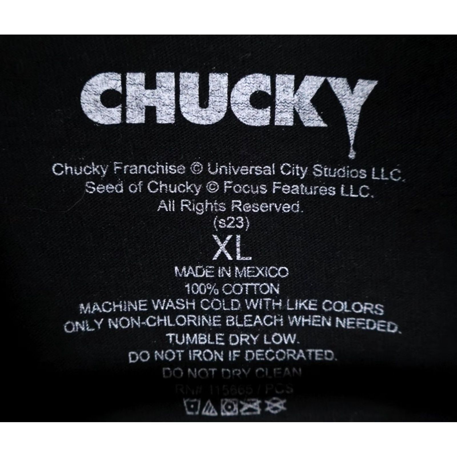 Vintage Chucky Child'S Play Japanese Print Large Black Horror Slasher Shirt Adult Size US L / EU 52-54 / 3 - 3 Thumbnail