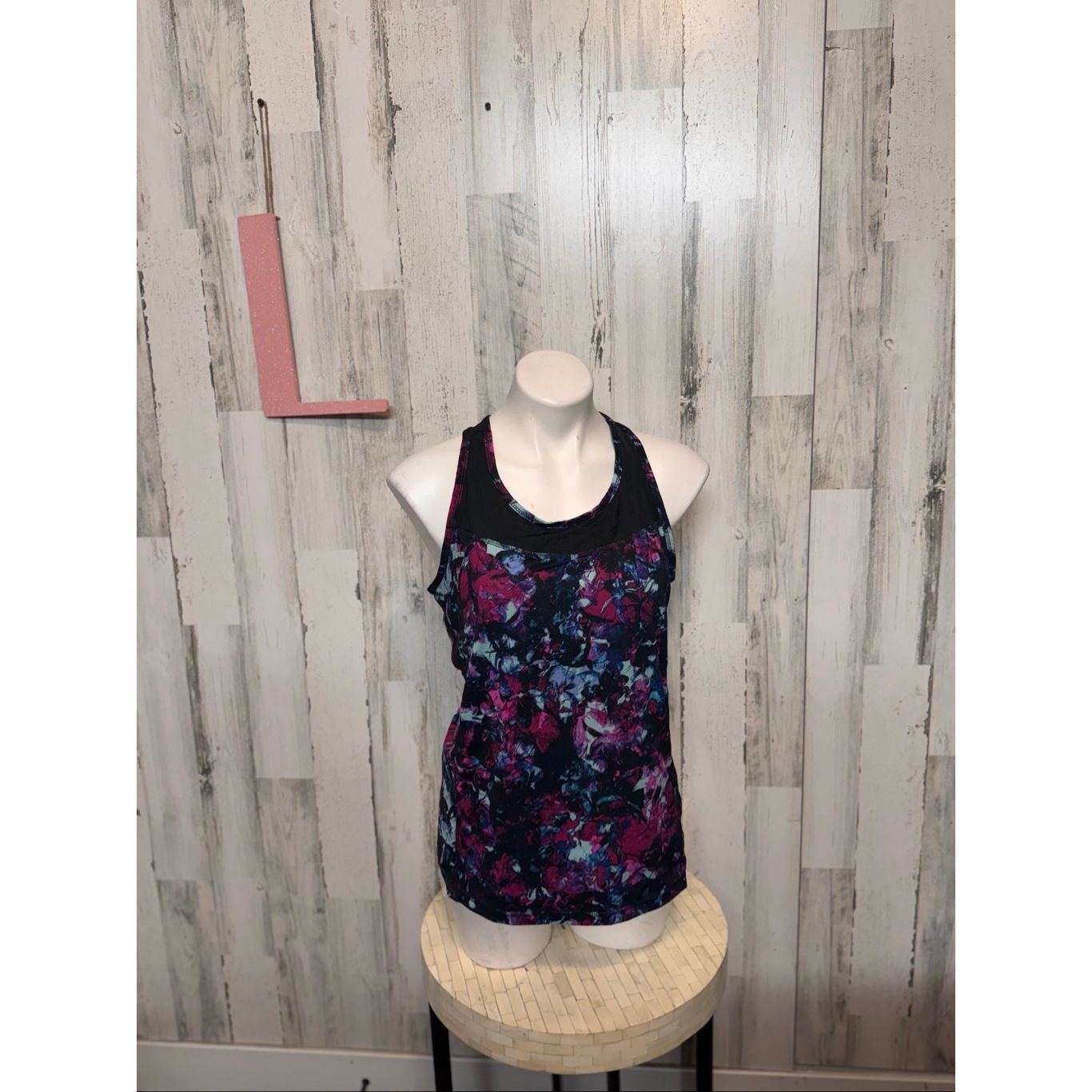 Other Metaphor Women’s Athletic Tank Top Large Abstract Floral Mes Size L / US 10 / IT 46 - 1 Thumbnail
