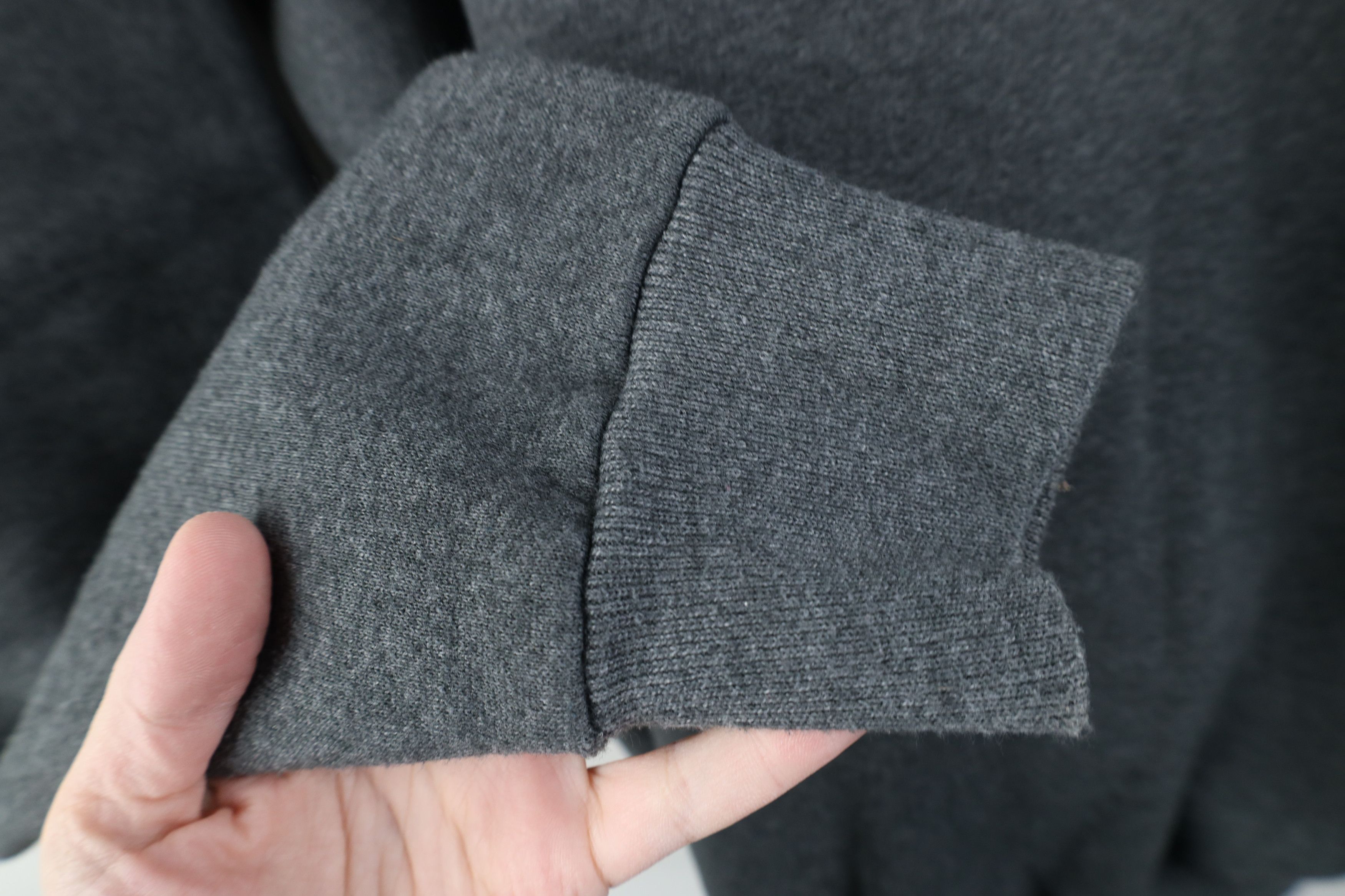 Vintage Vintage 90s Streetwear Heavy Crewneck Sweatshirt Gray USA Size US XL / EU 56 / 4 - 8 Thumbnail