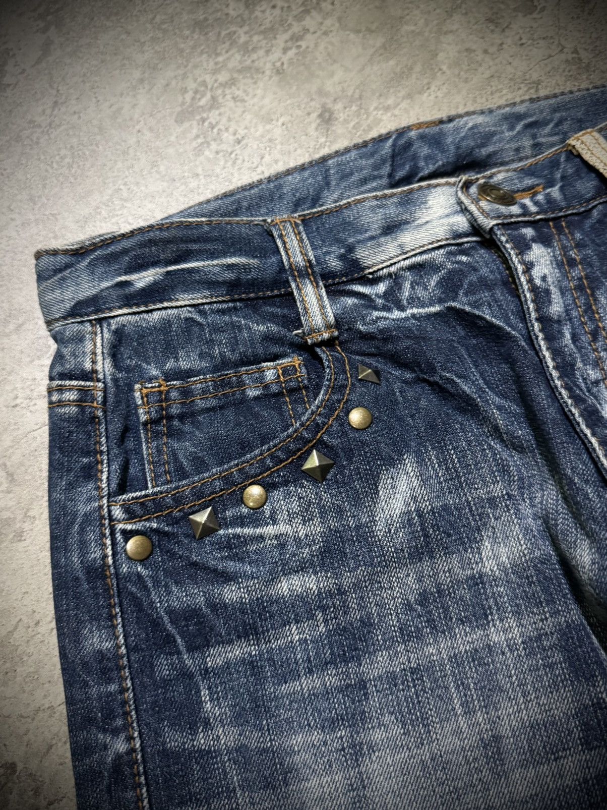 Hysteric Glamour Y2k Studded Snake ifsixwasnine jeans Size US 27 - 5 Thumbnail