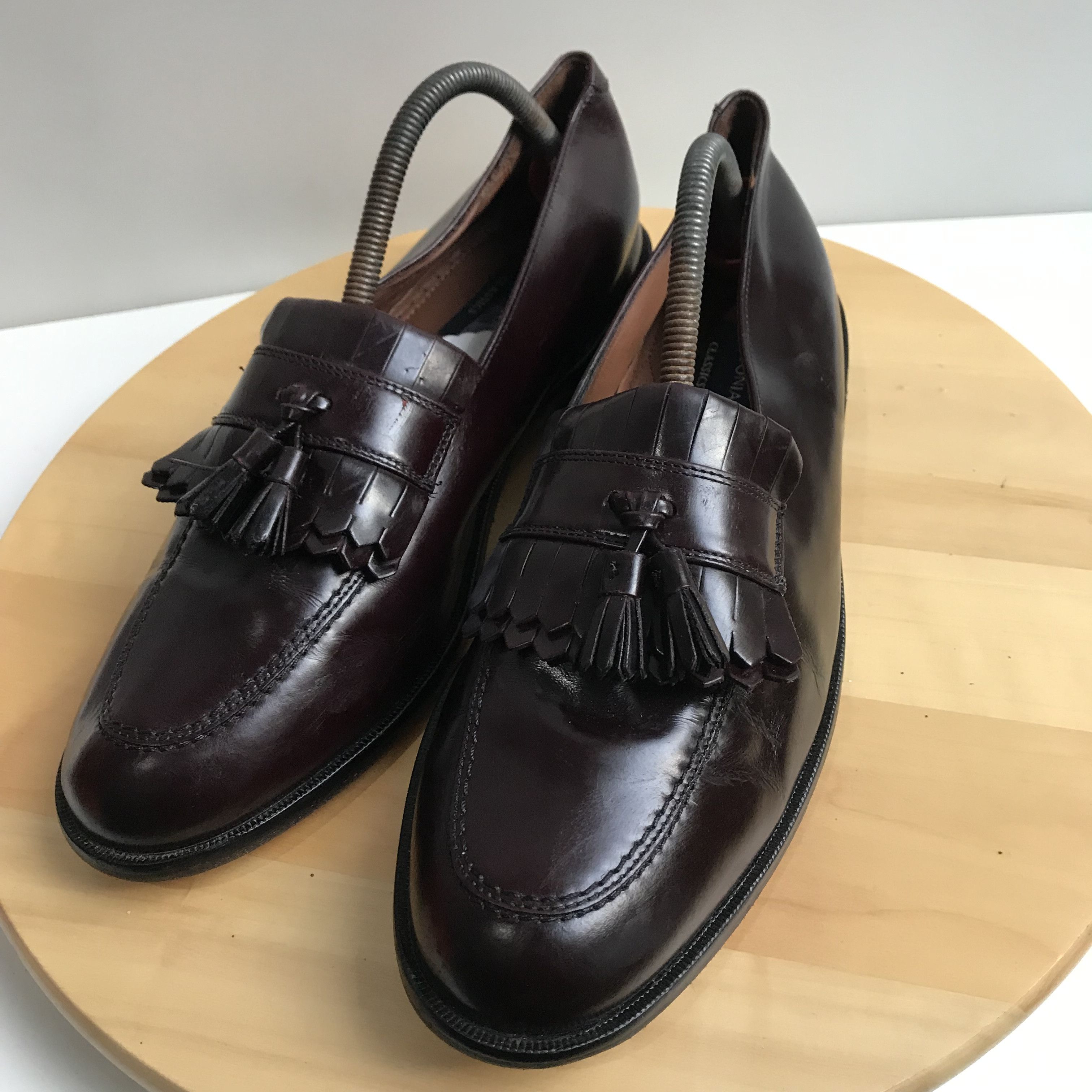 Bostonian × Designer × Vintage Vintage Bostonian Classics Penny Loafer Tassle Red wine Size US 10 / EU 43 - 4 Thumbnail
