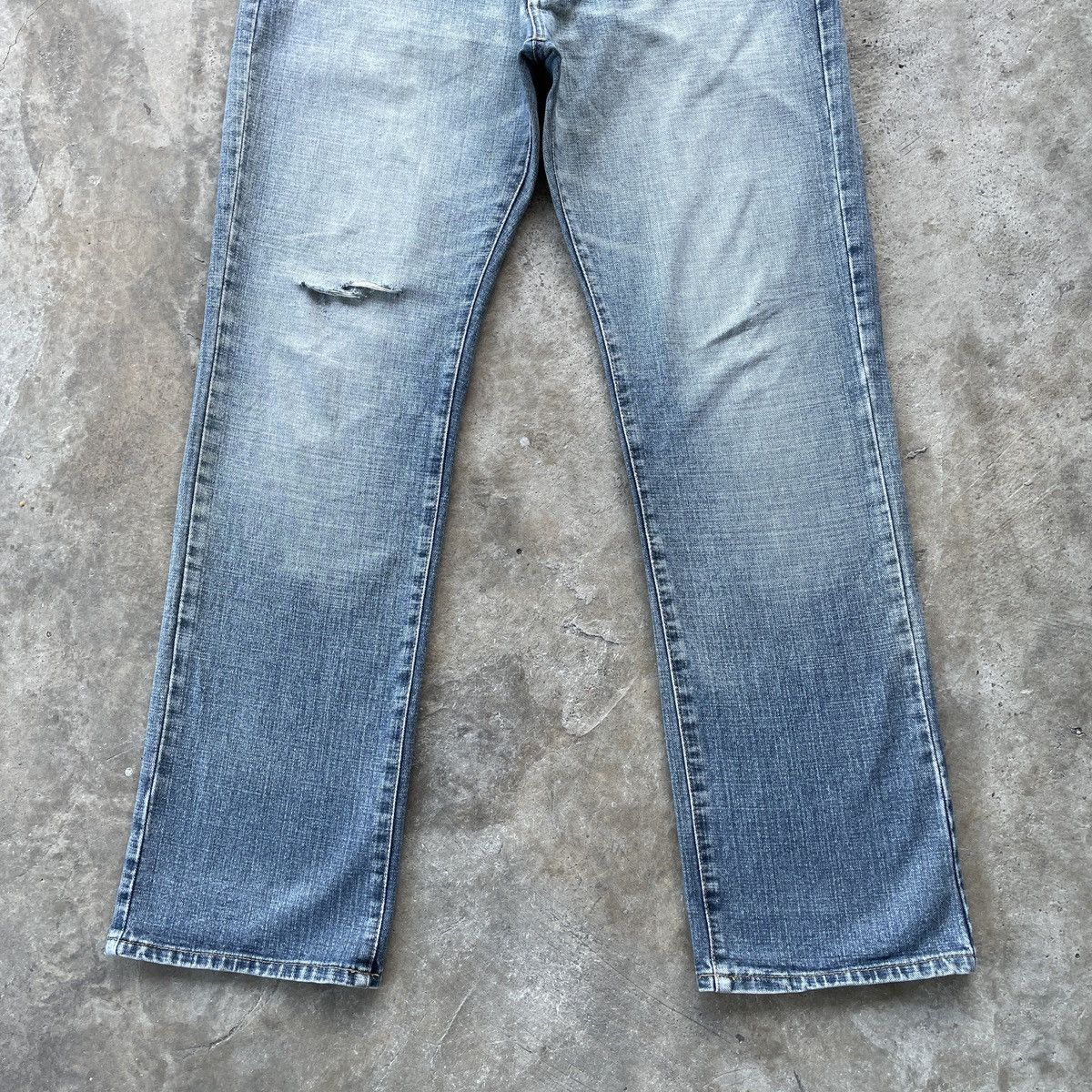 Japanese Brand Vintage Villand Japan Faded Distressed Denim Jeans Pants W36 Size US 36 / EU 52 - 4 Thumbnail