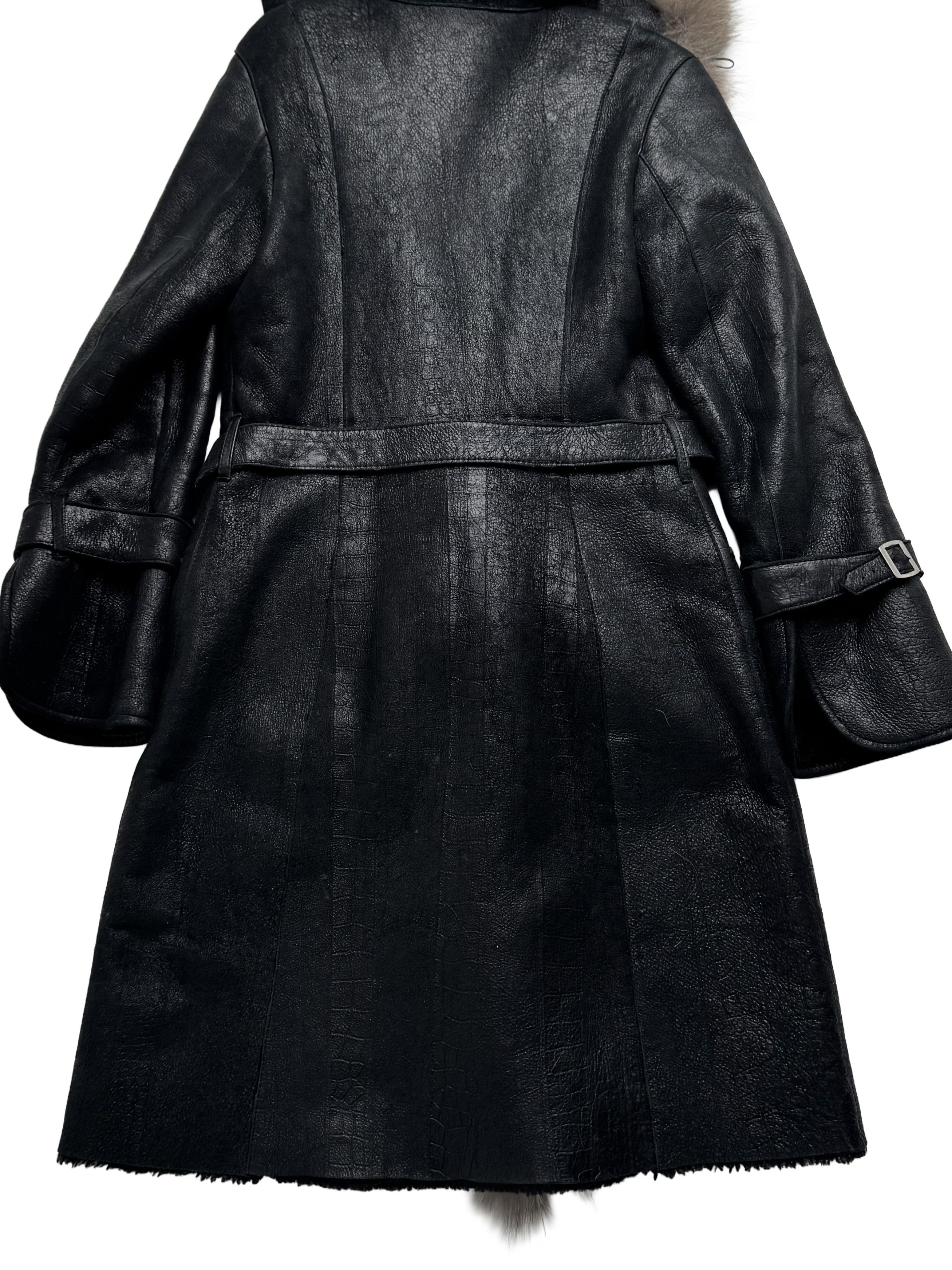 Vintage Vintage Real Sheepskin Hooded Coat With Real Fur Details Size S / US 4 / IT 40 - 17 Thumbnail