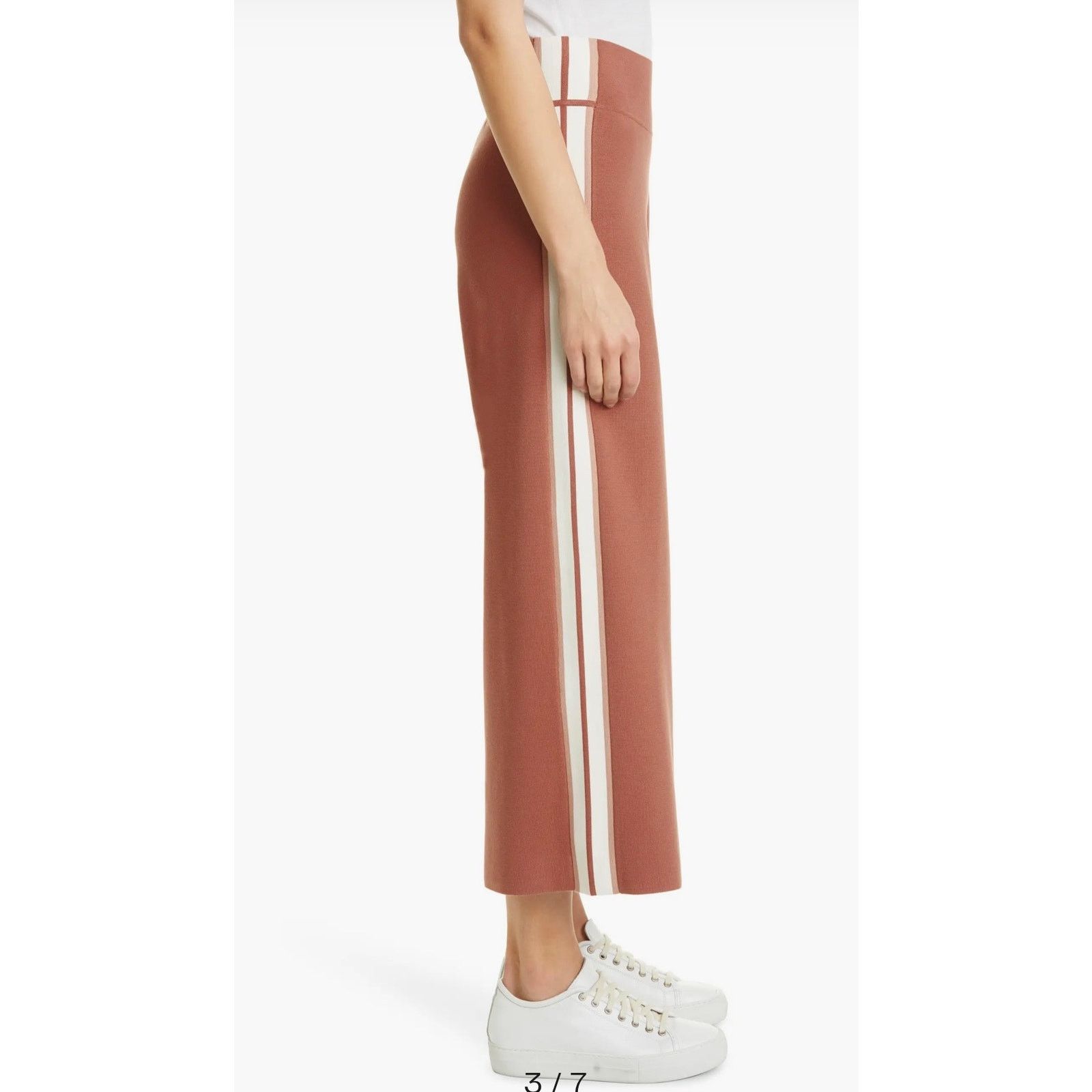 Veronica Beard Veronica Beard Roland Striped Stretch knit Culottes $395 M Size 28" / US 6 / IT 42 - 4 Thumbnail