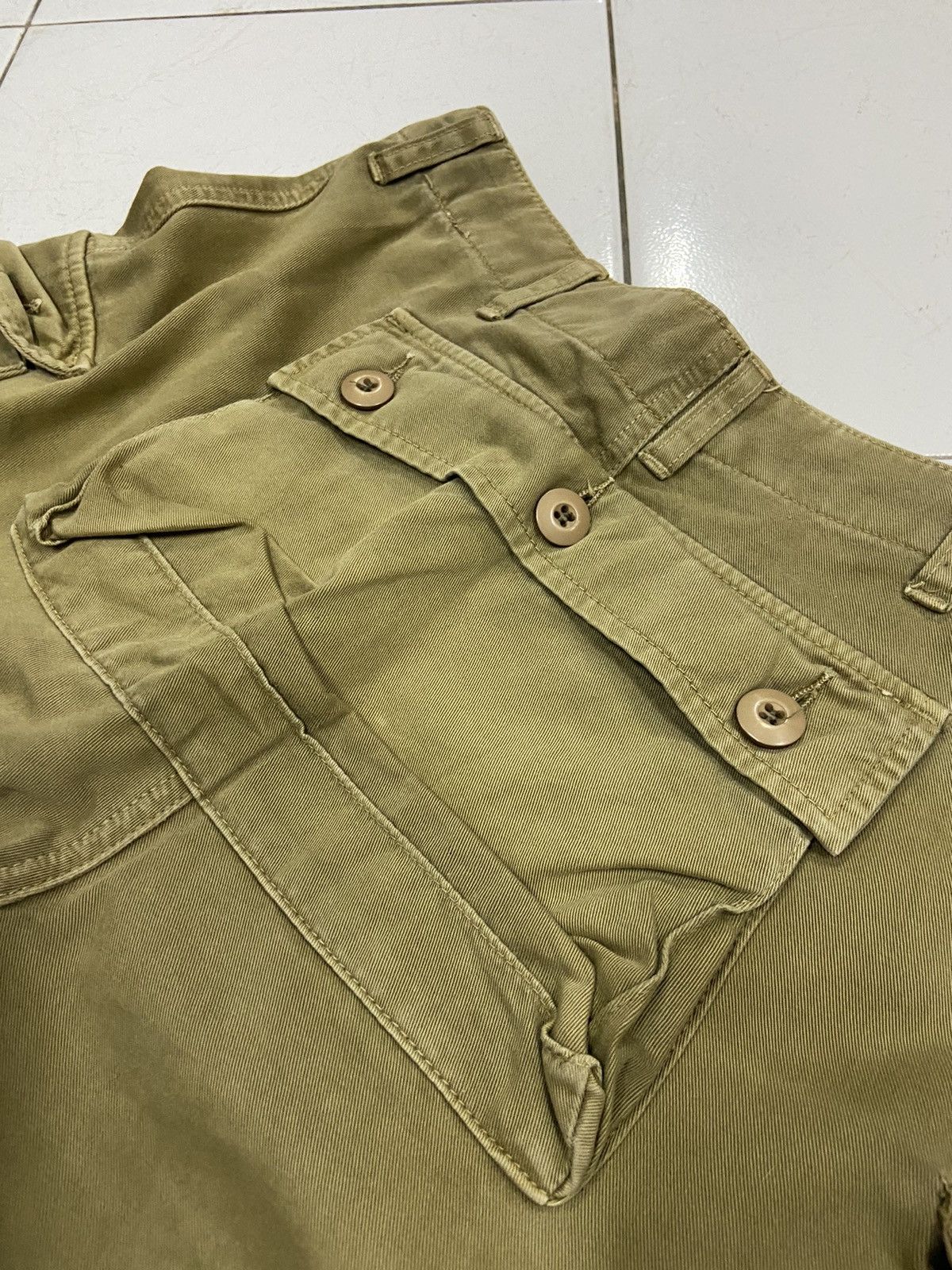 Vintage VINTAGE ARMY MONKEY POCKET CARGO PANTS Size US 28 / EU 44 - 6 Thumbnail