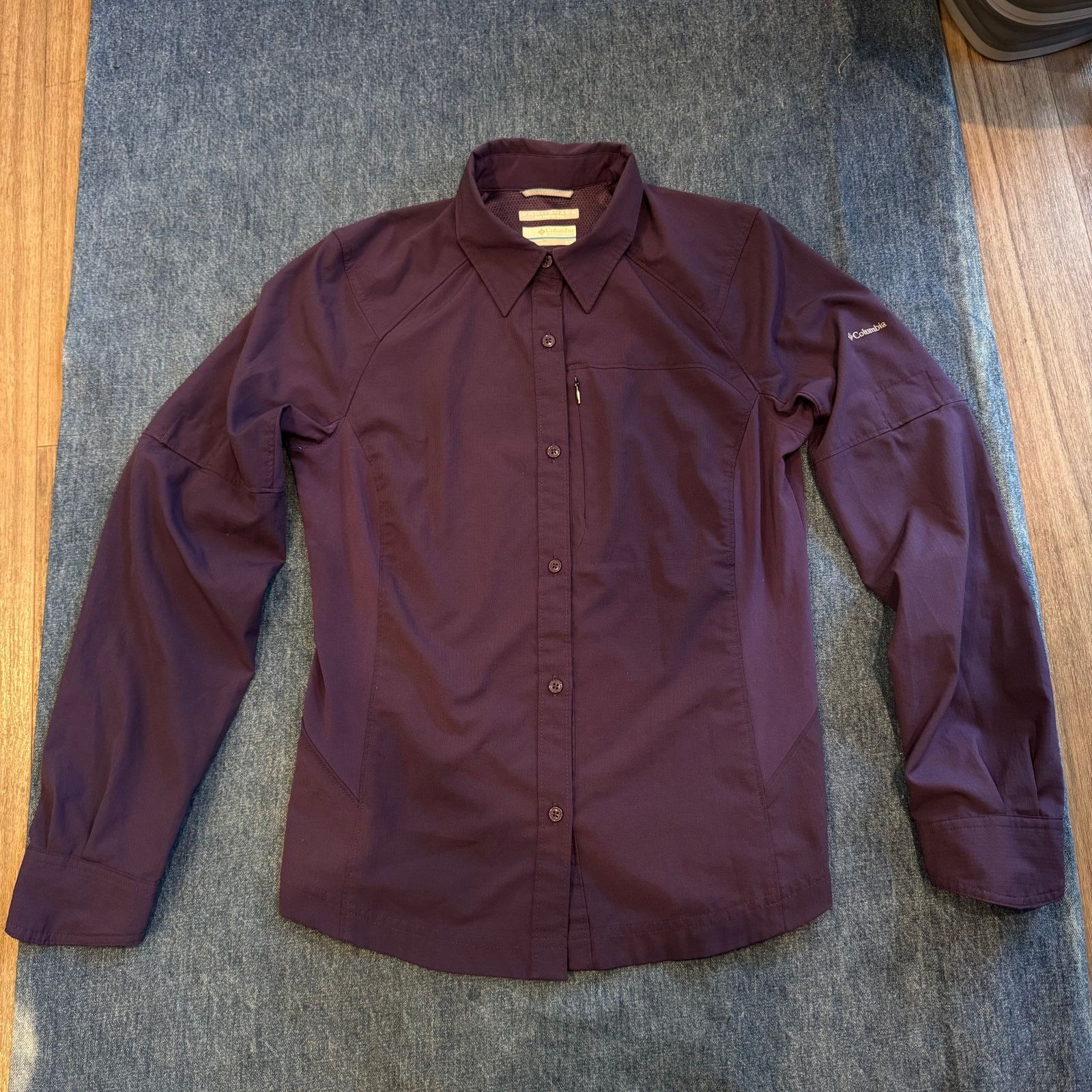 Columbia Columbia Omni Shade Purple Long sleeve Shirt Hiking Size M / US 6-8 / IT 42-44 - 2 Thumbnail