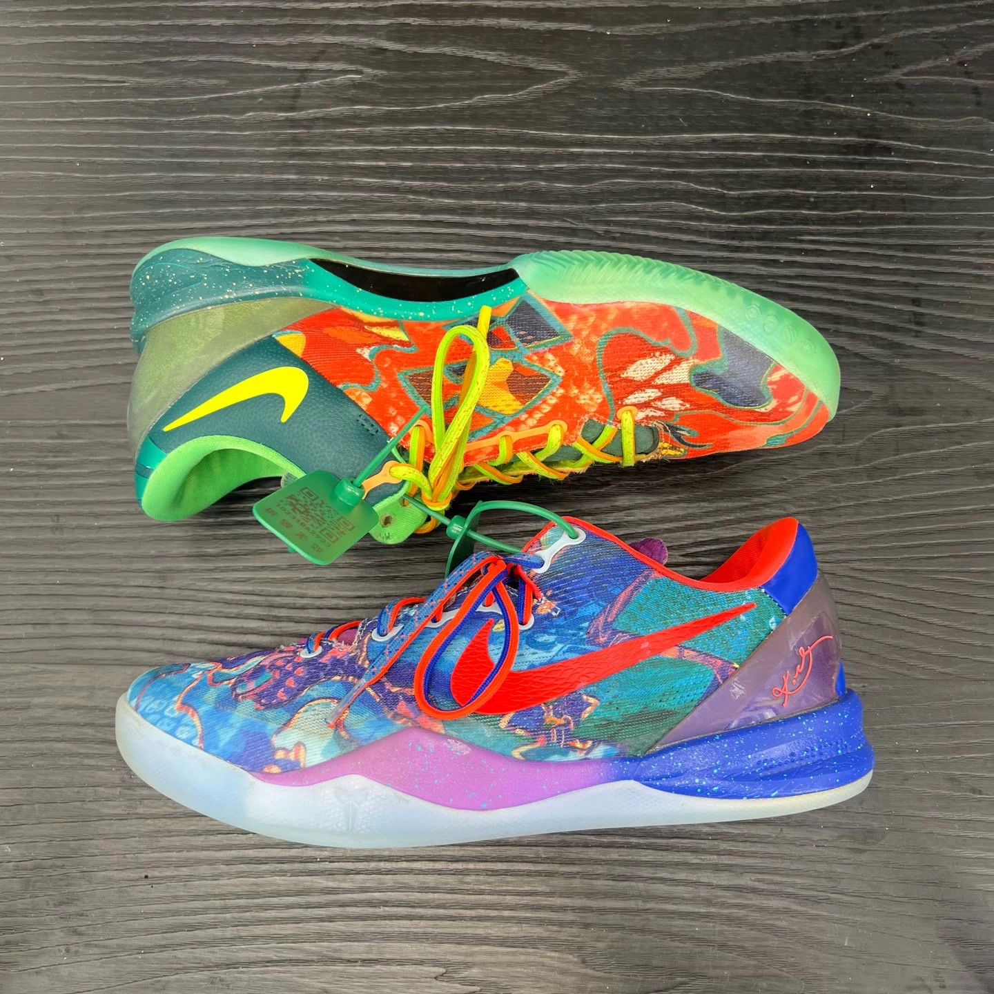Nike ZK8 Orange Blue Yin Yang 44 Like New Size US 11 / EU 44 - 2 Thumbnail