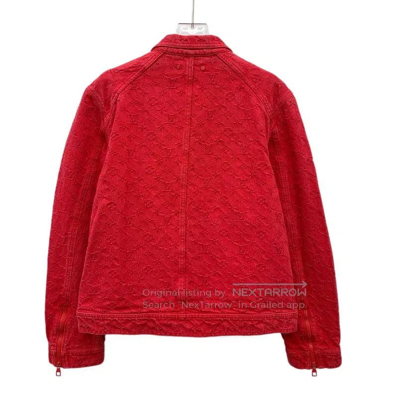 Louis Vuitton Louis Vuitton Monogram red logo full-print cotton lapel zi Size US M / EU 48-50 / 2 - 2 Thumbnail