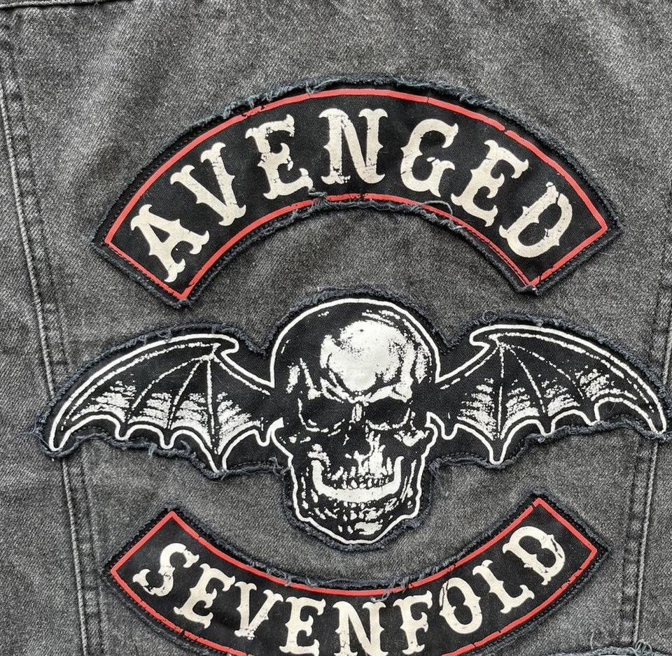Band Tees Avenged Sevenfold Band Denim Vest 2013 Official Bravado Size US S / EU 44-46 / 1 - 6 Thumbnail