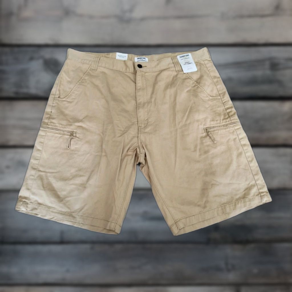 Levi's VINTAGE Levi's Signature Gold Utility Shorts Men’s Size 40 Casual Workwear Travel Brown Cotton 10.5" Inseam NWT Size US 40 / EU 56 - 1 Thumbnail