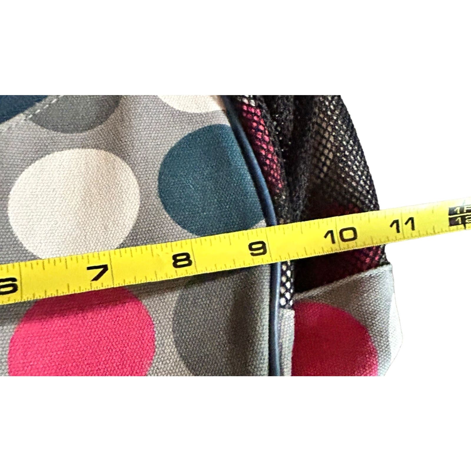 KAVU KAVU Rope Sling Bag Pink Polka Dot Crossbody Purse Women’s Tote Shoulder Bag Pink, Crossbody, Medium, Casual, Workwear, Travel, Womens Size ONE SIZE - 6 Thumbnail