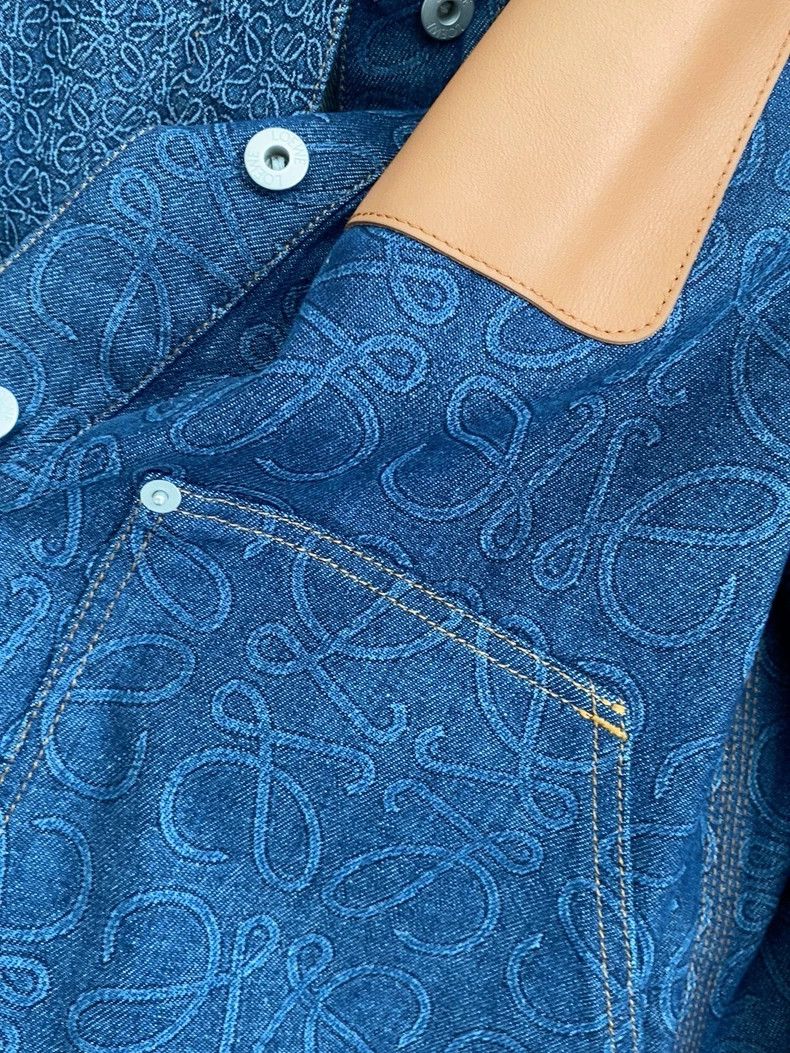 Loewe Loewe Full-print button denim jacket Size XXS / US 00 / IT 34 - 6 Thumbnail